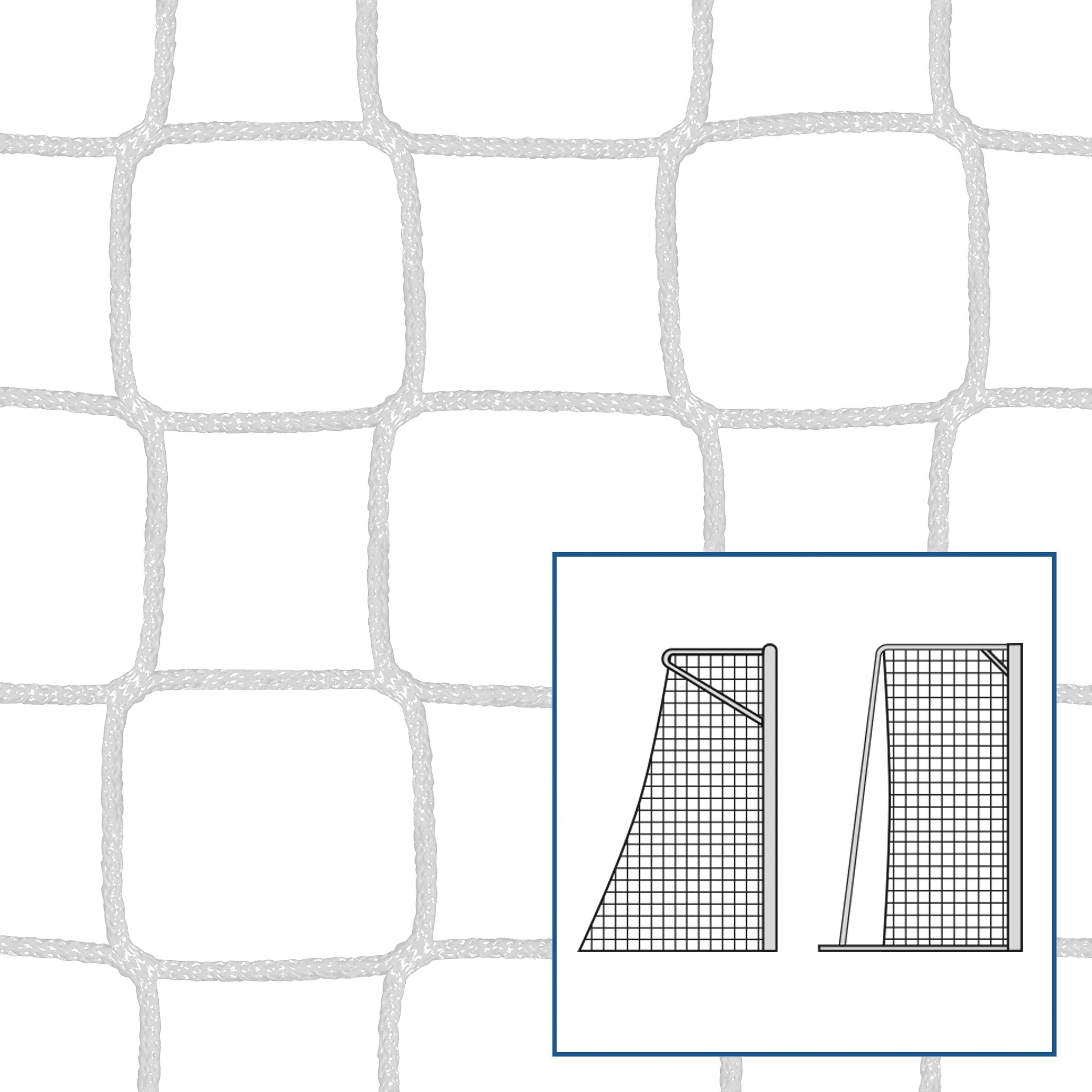 Sport-Thieme Kleinfeld-Fußballtornetz, Weiß, 5 mm