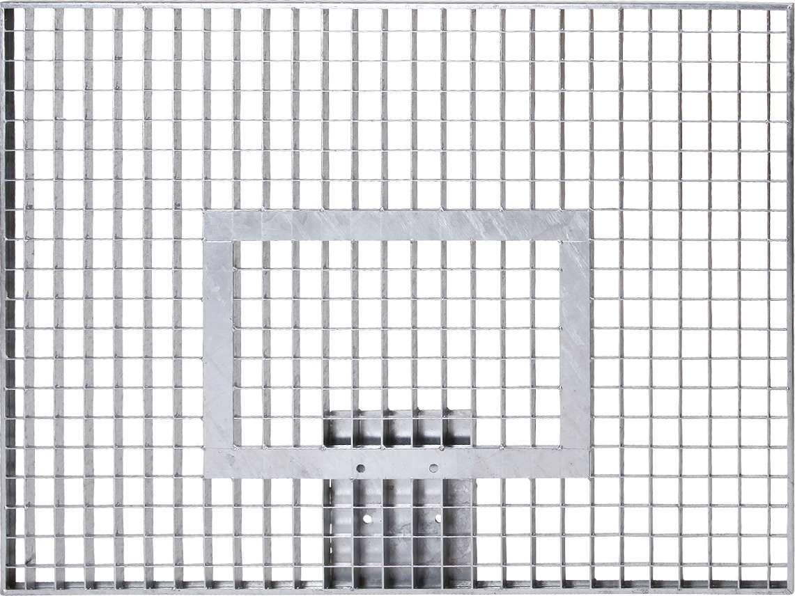 Sport-Thieme Basketball-Zielbrett „Stahldrahtgewebe“, 120×90 cm