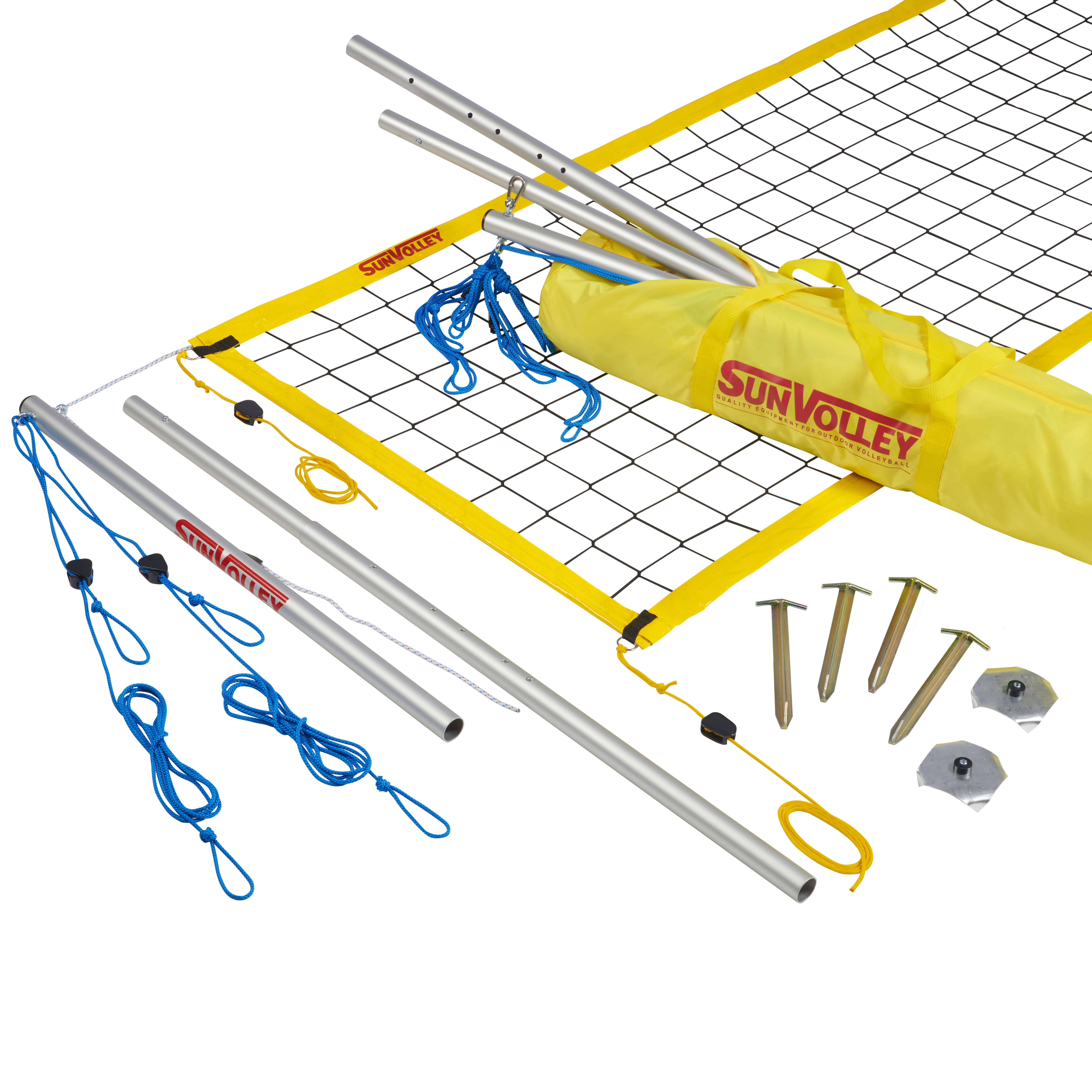 SunVolley Beachvolleyballanlage „Standard“, Ohne Spielfeldmarkierung, 8,5 m