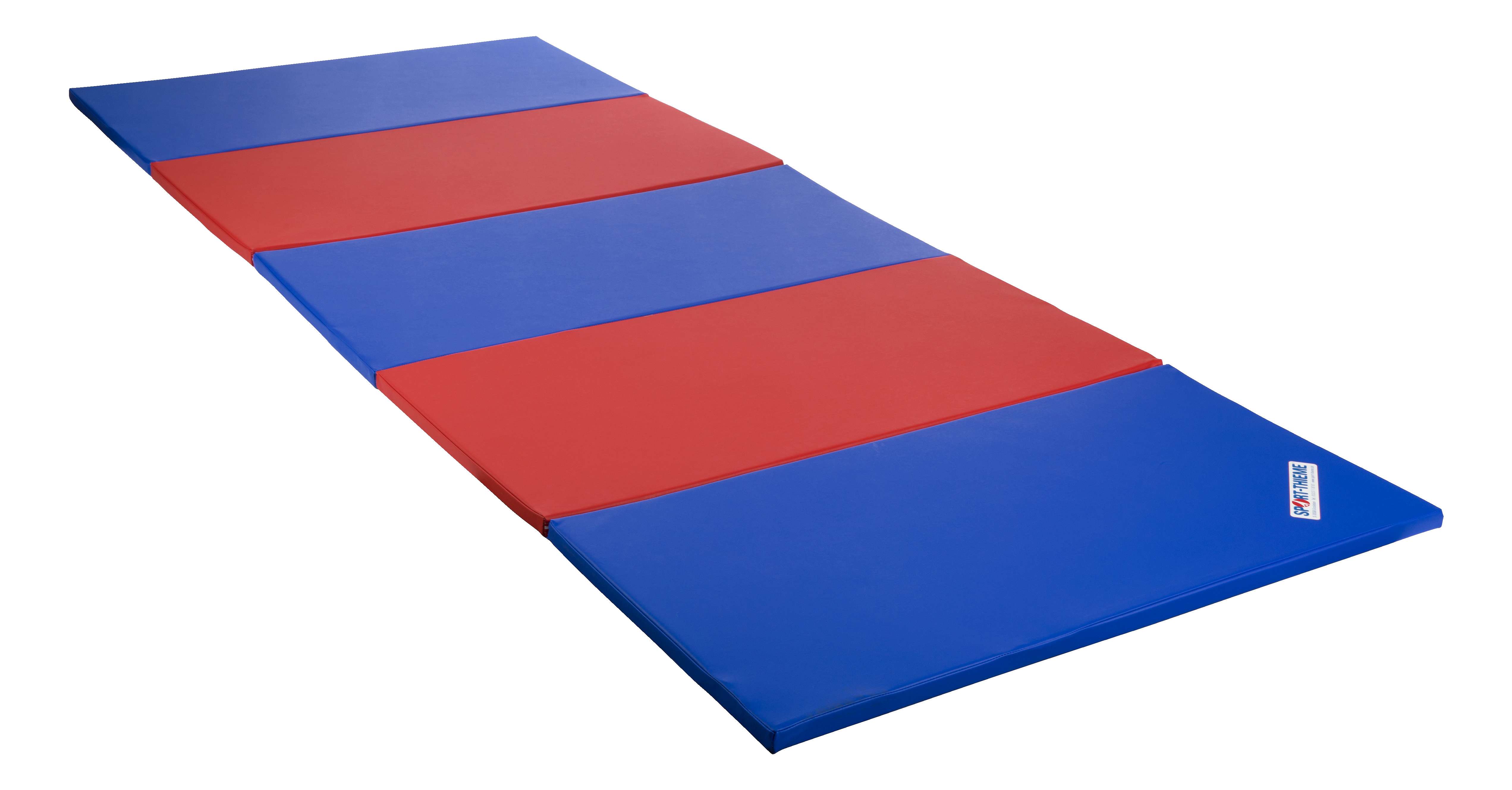 Sport-Thieme Faltmatte „Basic“, 300x120x3 cm, Blau-Rot