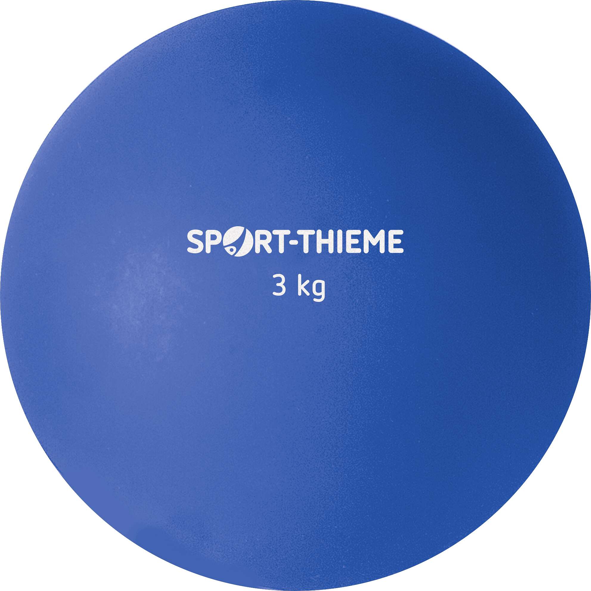 Sport-Thieme Trainings-Stoßkugel „Kunststoff“, 3 kg, Blau, ø 121 mm