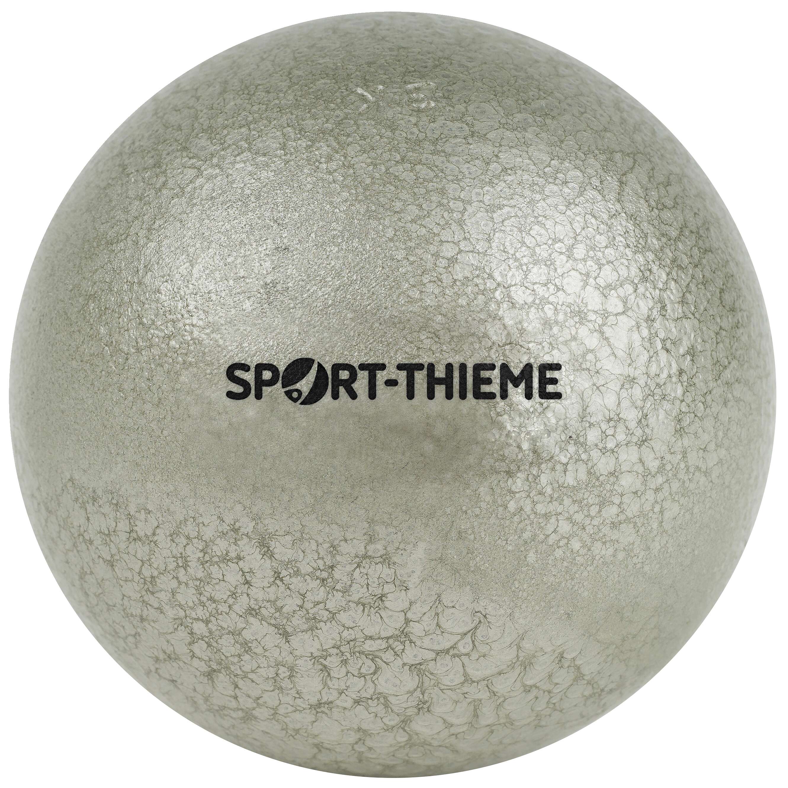Sport-Thieme Wettkampf-Stoßkugel „Gusseisen“, 3 kg, Silber, ø 95 mm