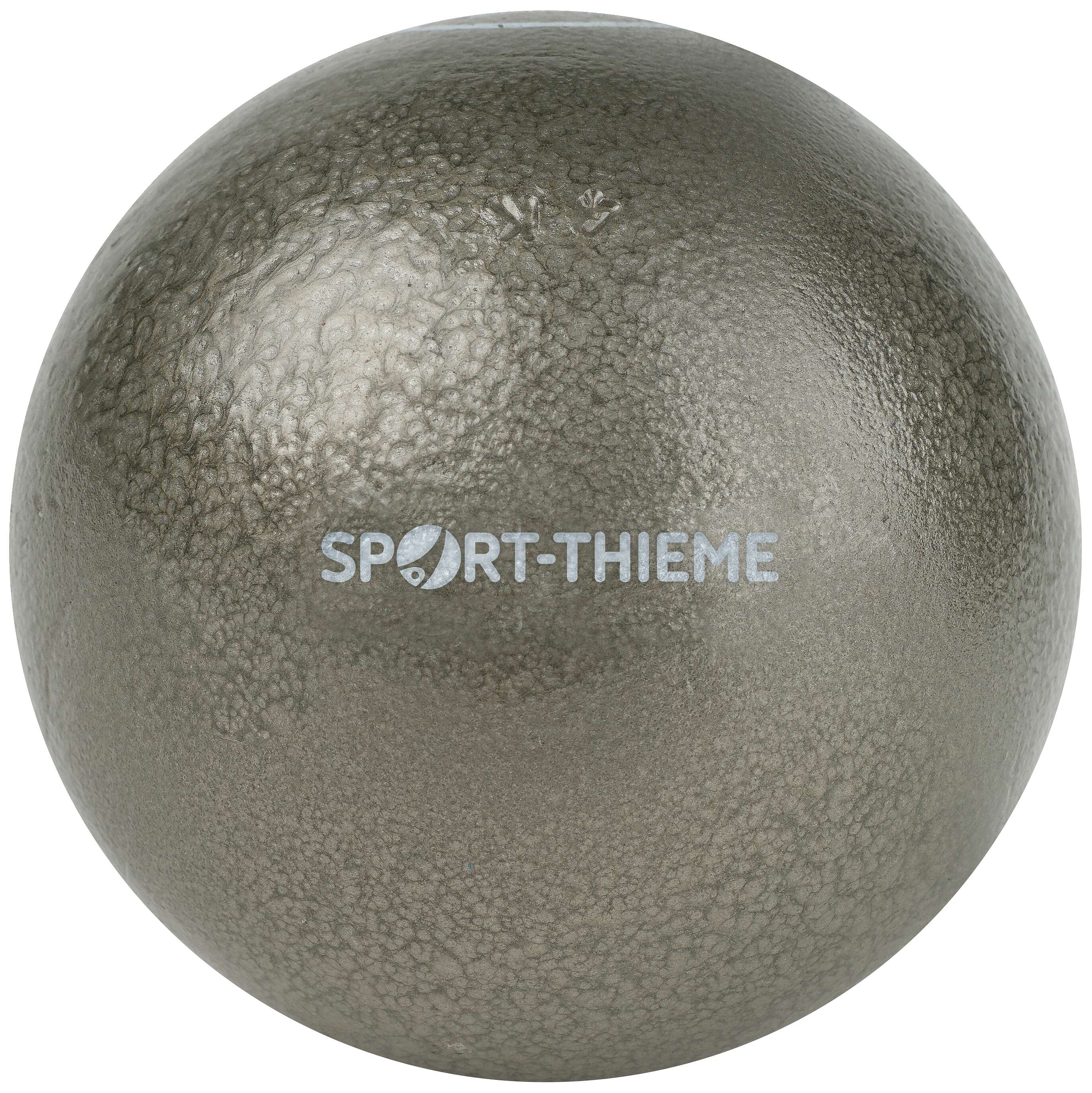 Sport-Thieme Wettkampf-Stoßkugel „Gusseisen“, 4 kg, Grau, ø 102 mm