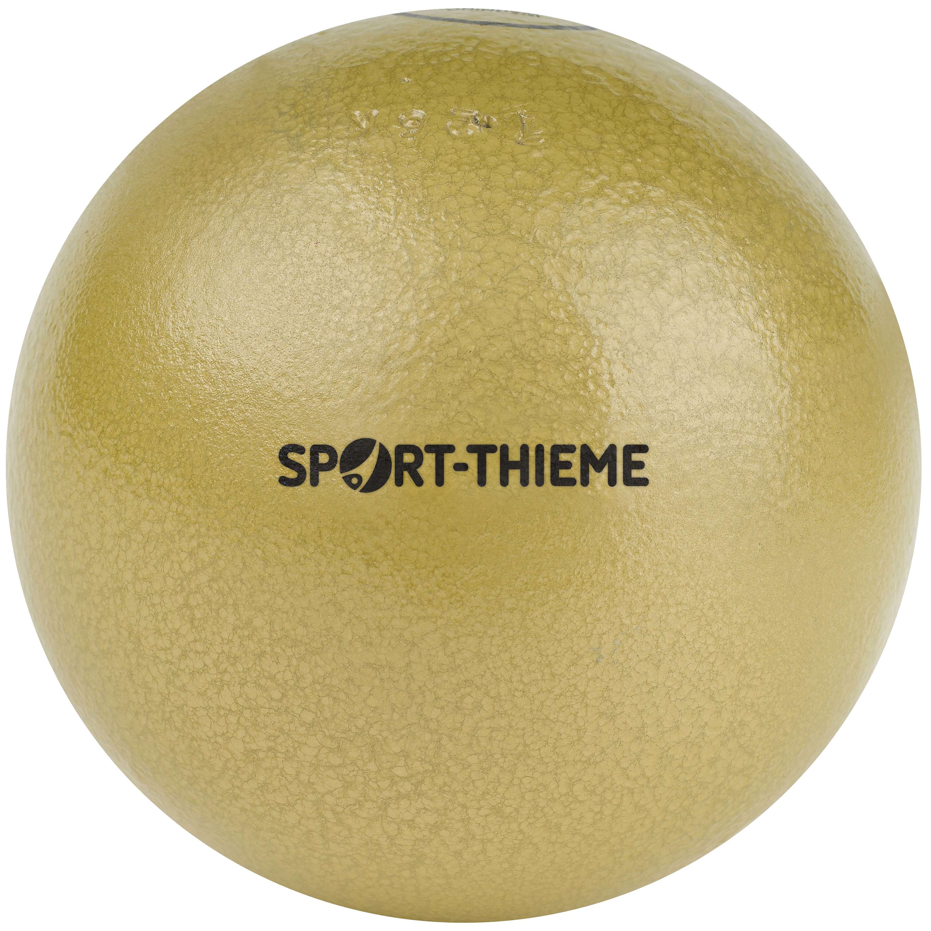 Sport-Thieme Wettkampf-Stoßkugel „Gusseisen“, 7,26 kg, Gelb, ø 126 mm
