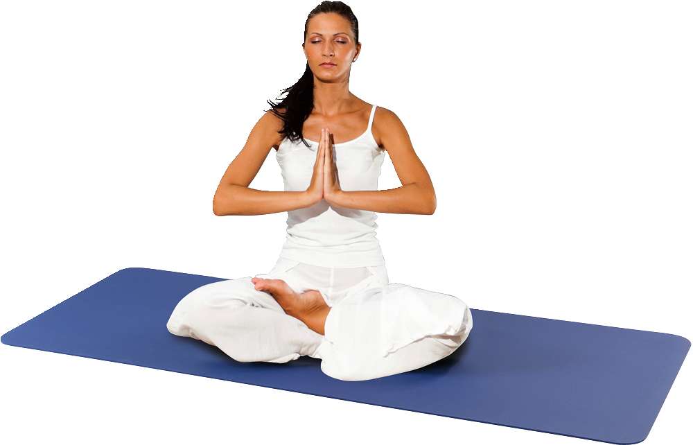 Sport-Thieme Yoga-Matte „Exklusiv“, Blau