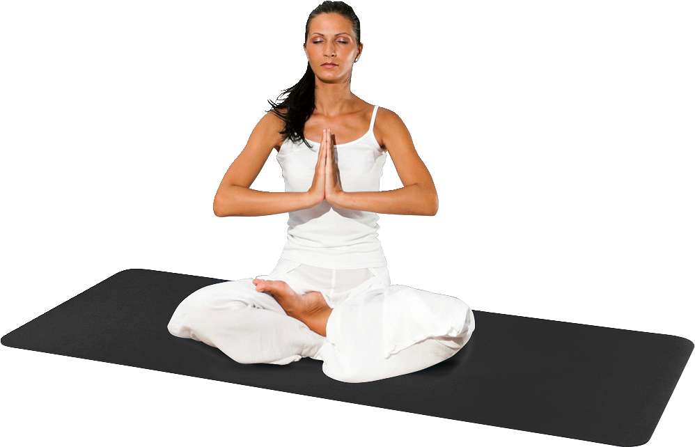 Sport-Thieme Yoga-Matte „Exklusiv“, Schwarz
