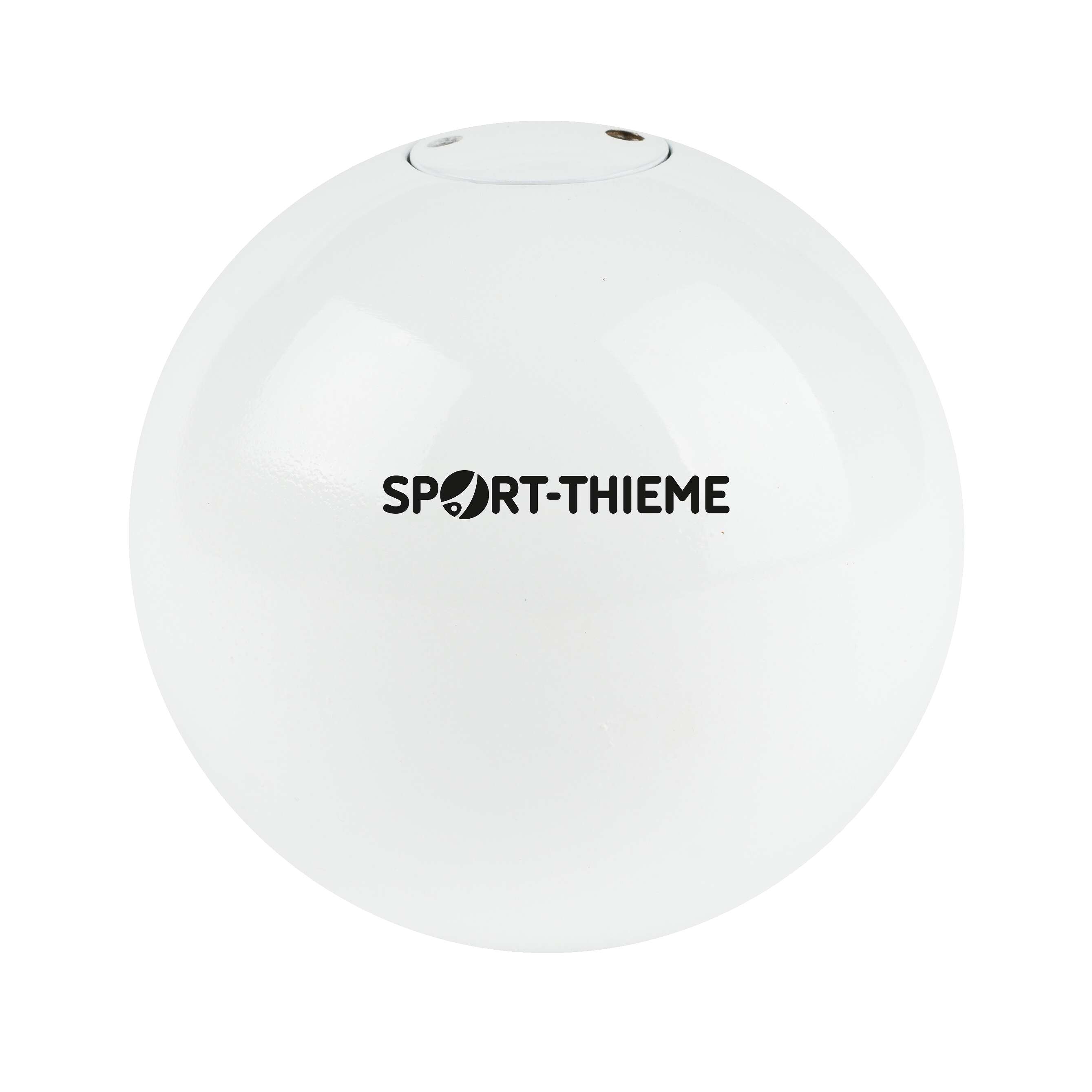 Sport-Thieme Wettkampf-Stoßkugel „Stahl“, 3 kg, Weiß, ø 97 mm