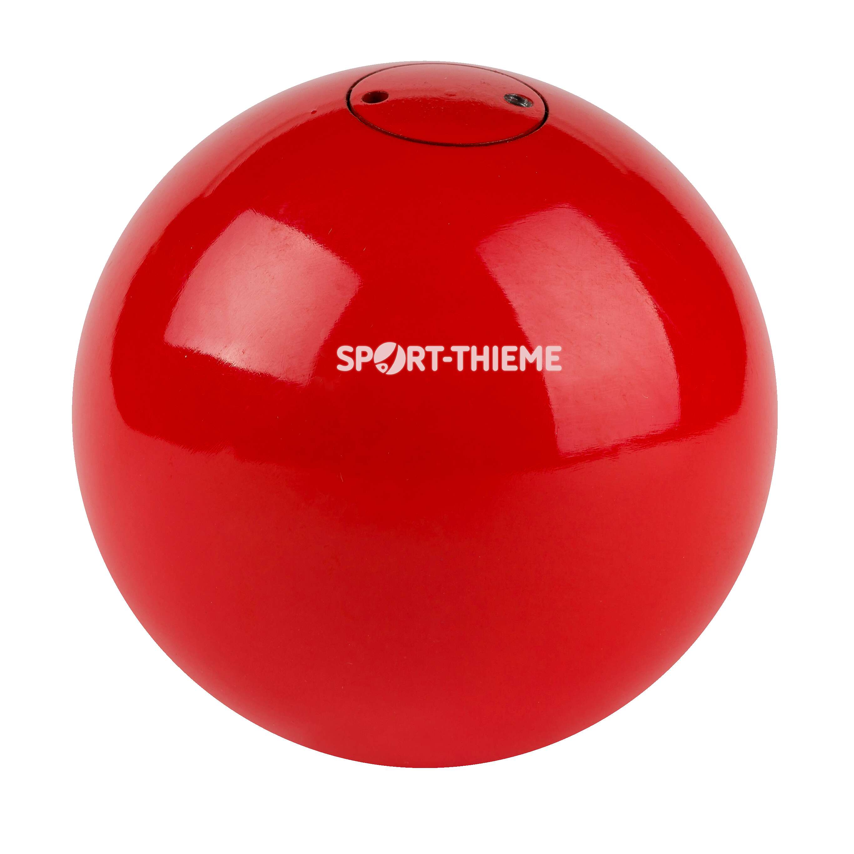 Sport-Thieme Wettkampf-Stoßkugel „Stahl“, 5 kg, Rot, ø 110 mm
