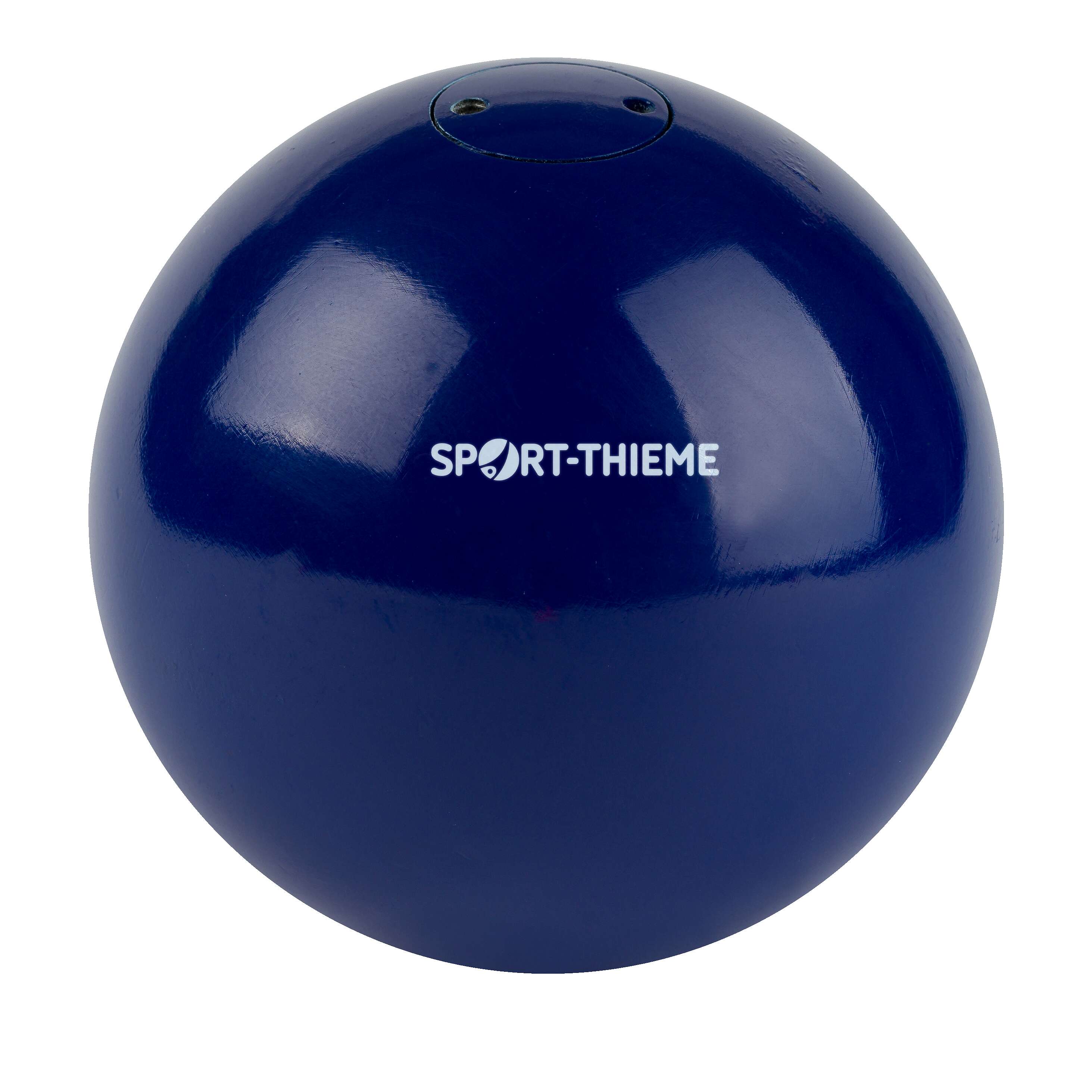 Sport-Thieme Wettkampf-Stoßkugel „Stahl“, 6 kg, Blau, ø 119 mm