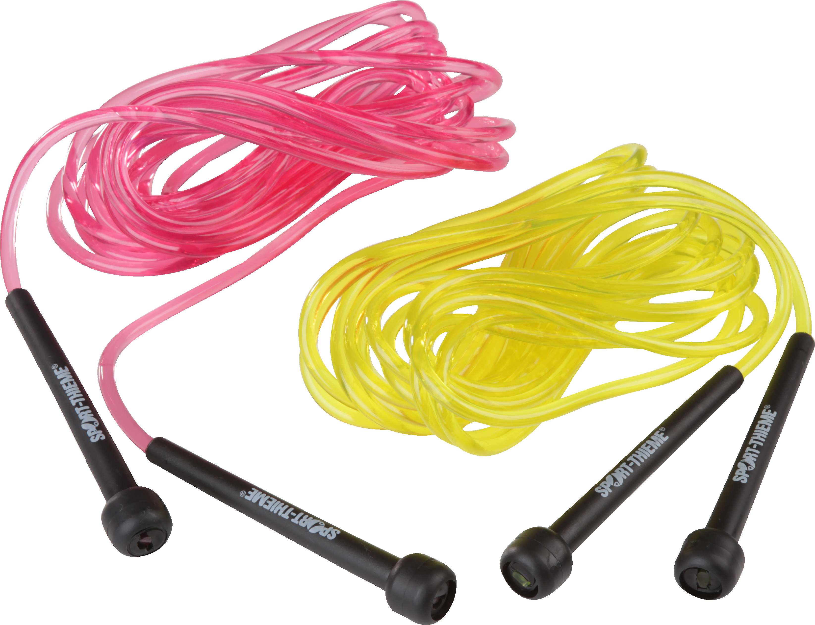 Sport-Thieme Springseil „Double-Dutch“, Neonpink, Kunststoff