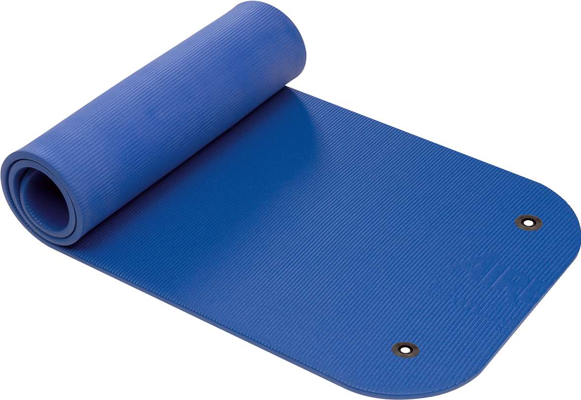 Airex Gymnastikmatte „Coronella“, Blau, Mit Ösen