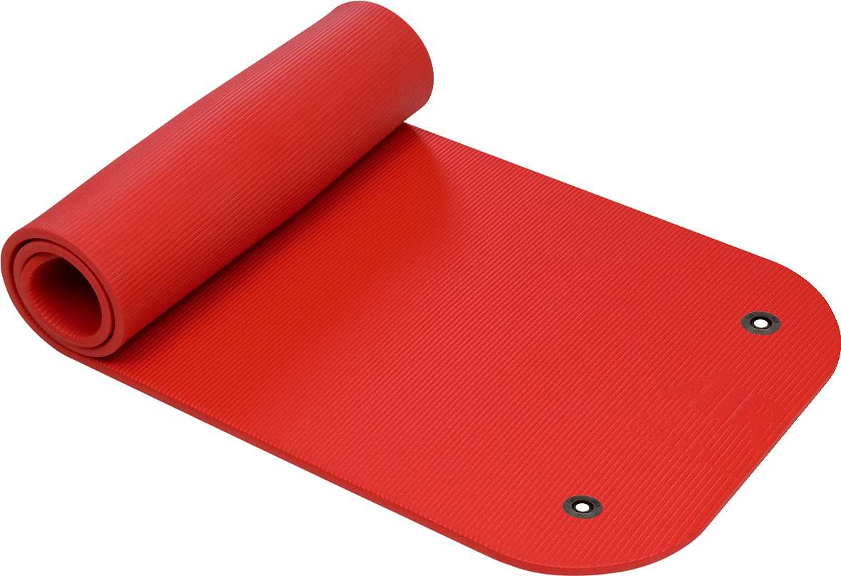 Airex Gymnastikmatte „Coronella“, Rot, Mit Ösen