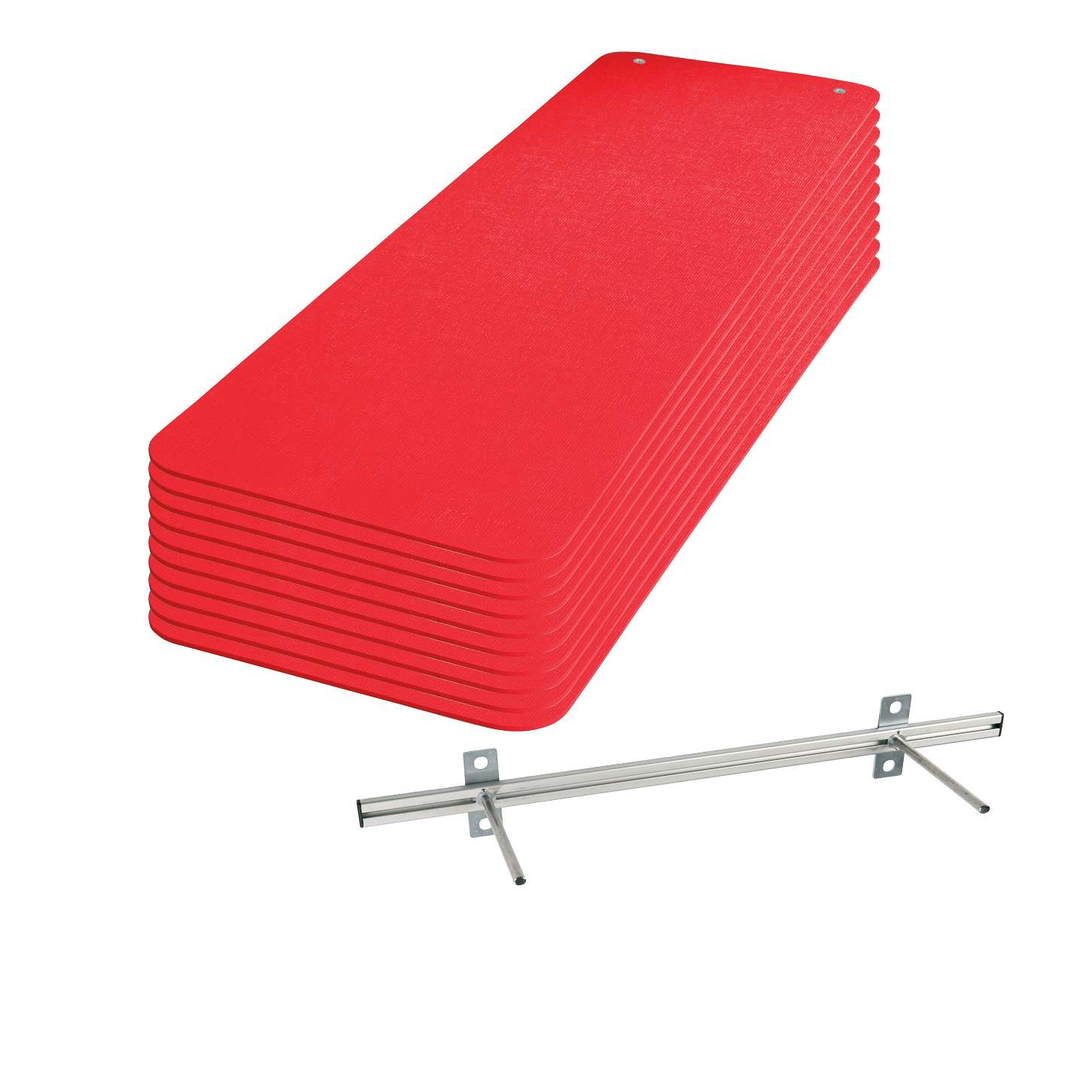 Sport-Thieme Gymnastikmatten-Set „Fit & Fun“, Rot
