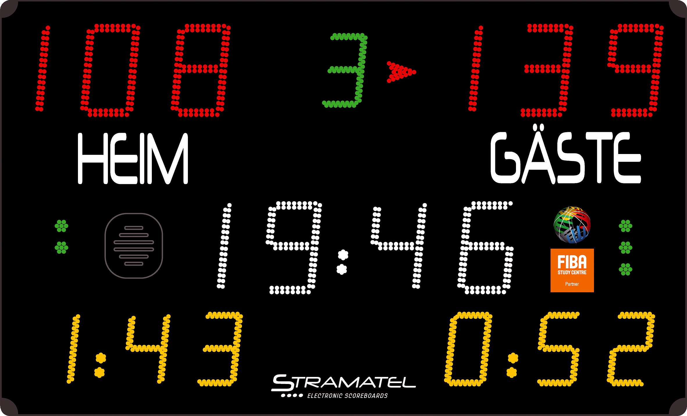 Stramatel Anzeigetafel „452 MB 7000“
