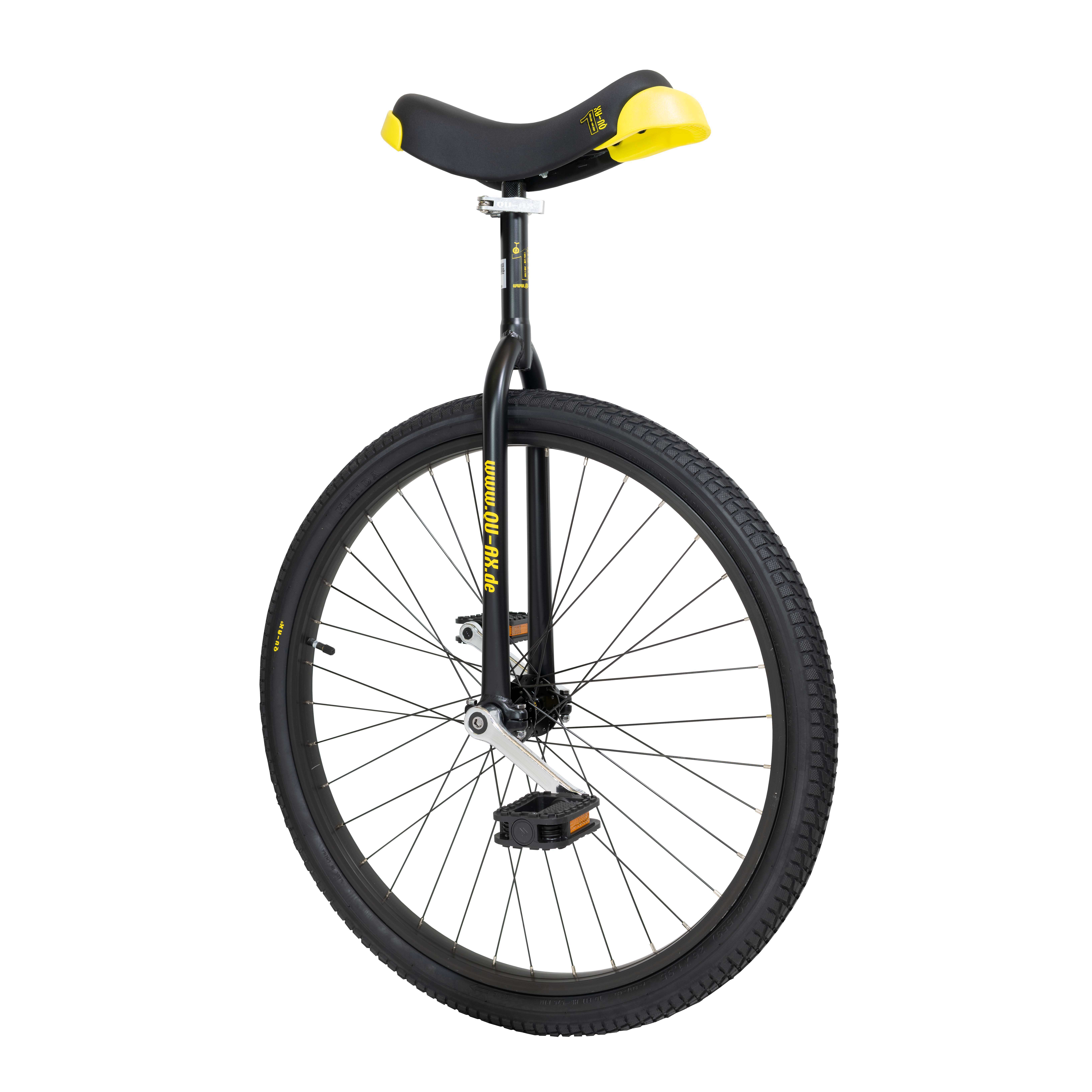 Qu-Ax Einrad „Outdoor“, 26 Zoll Reifen (ø 66 cm), Rahmen Schwarz