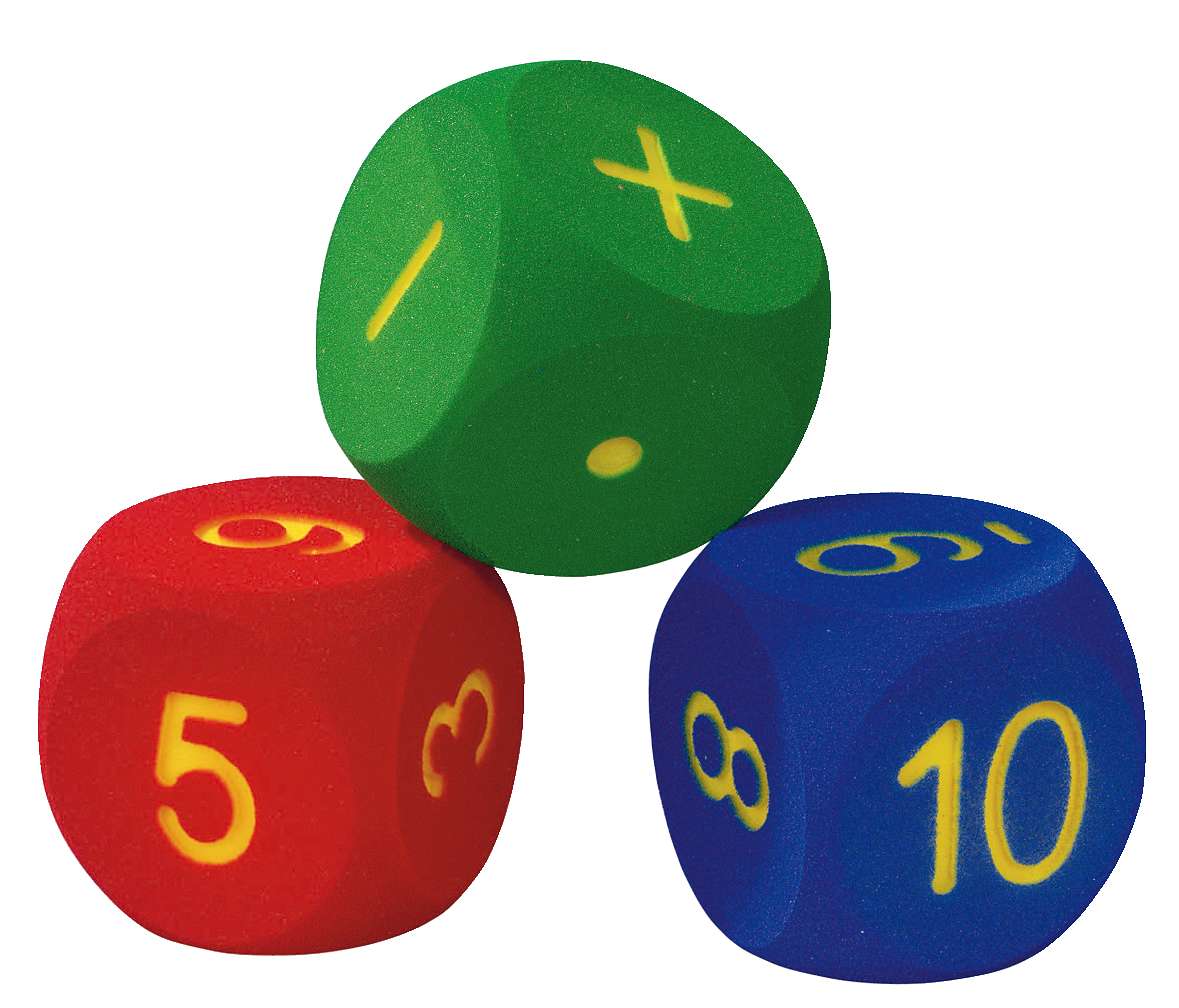 Schaumstoffwürfel-Set „Rechnen“