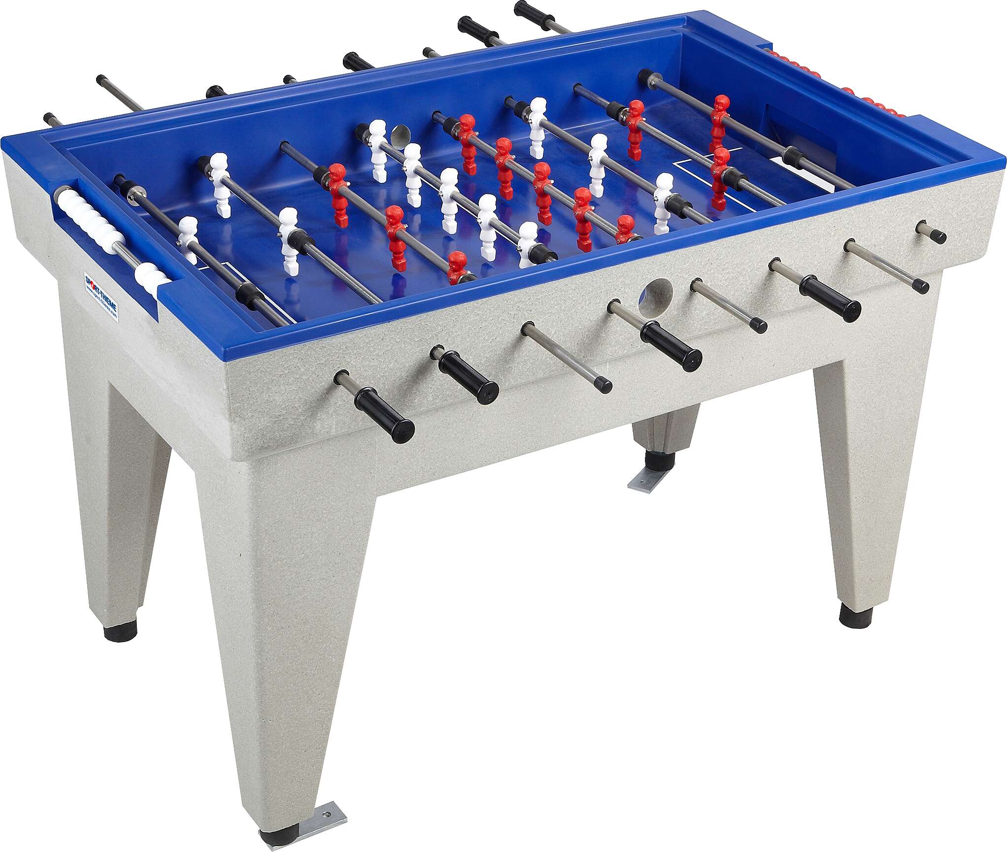 Sport-Thieme Tischkicker aus Polymerbeton, Blau