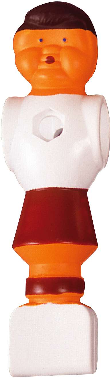 Kickerfigur, Weiß-Rot