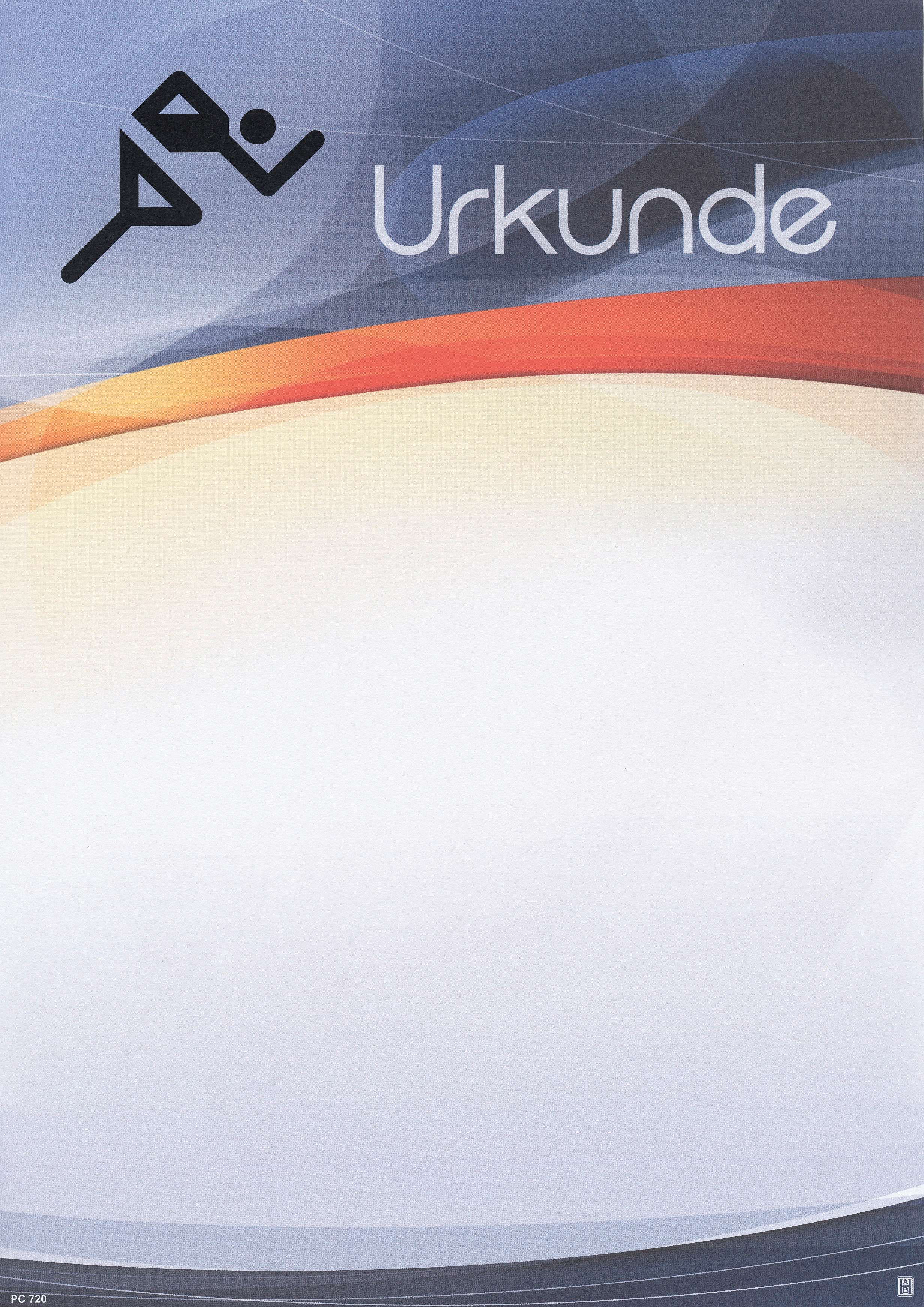 Urkunde „Leichtathletik“