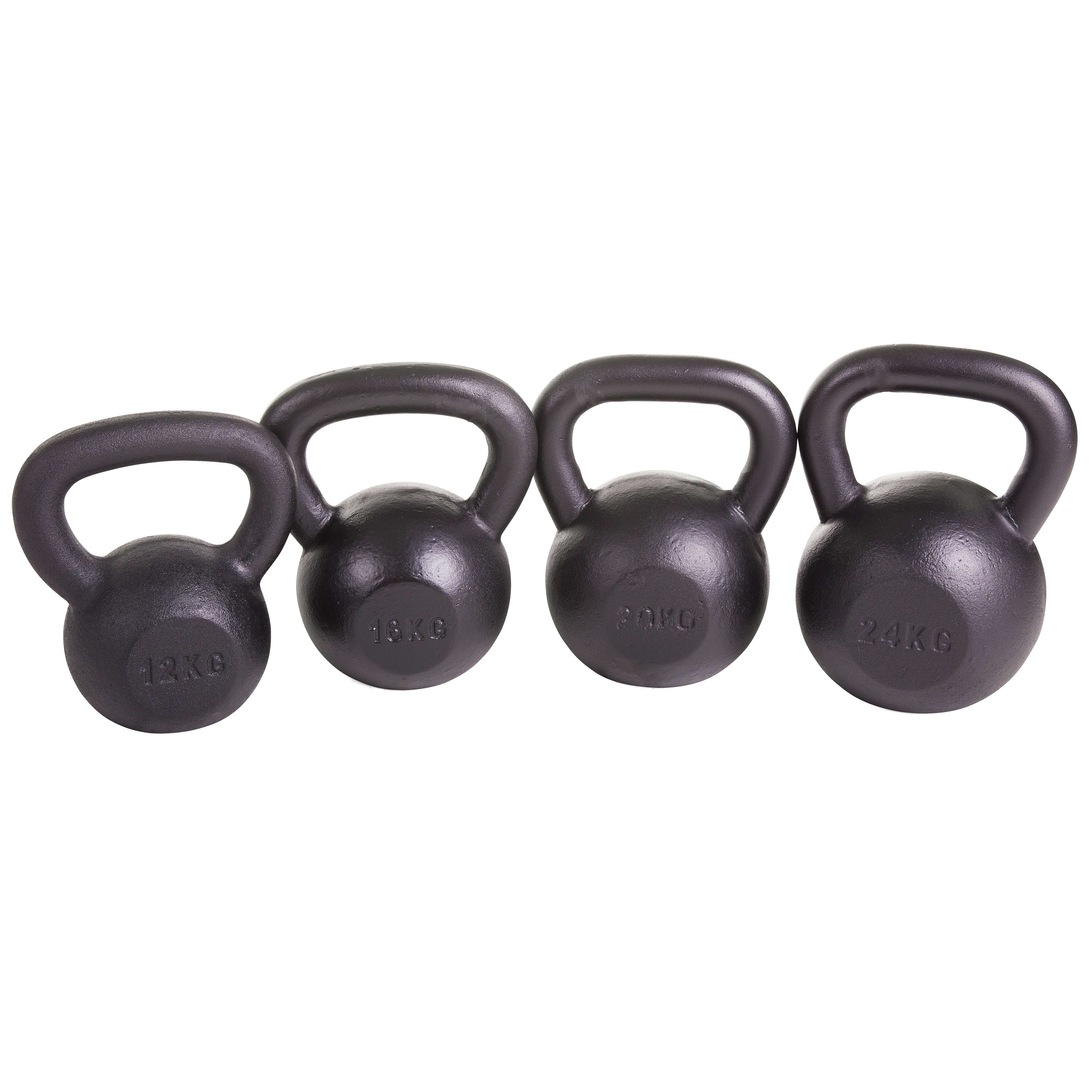 Sport-Thieme Kettlebell-Set „Pulverbeschichtet“, Basic