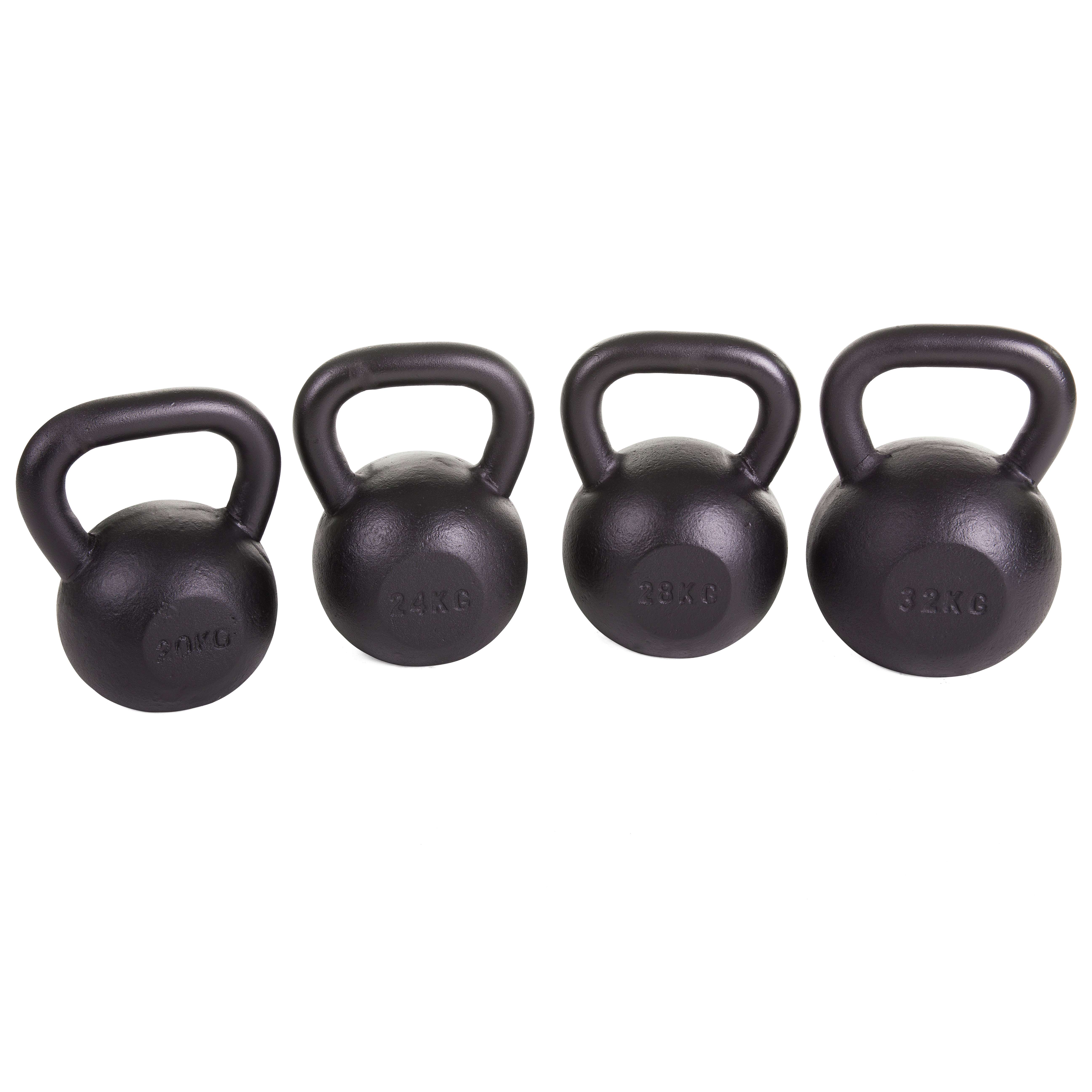 Sport-Thieme Kettlebell-Set „Pulverbeschichtet“, Advanced