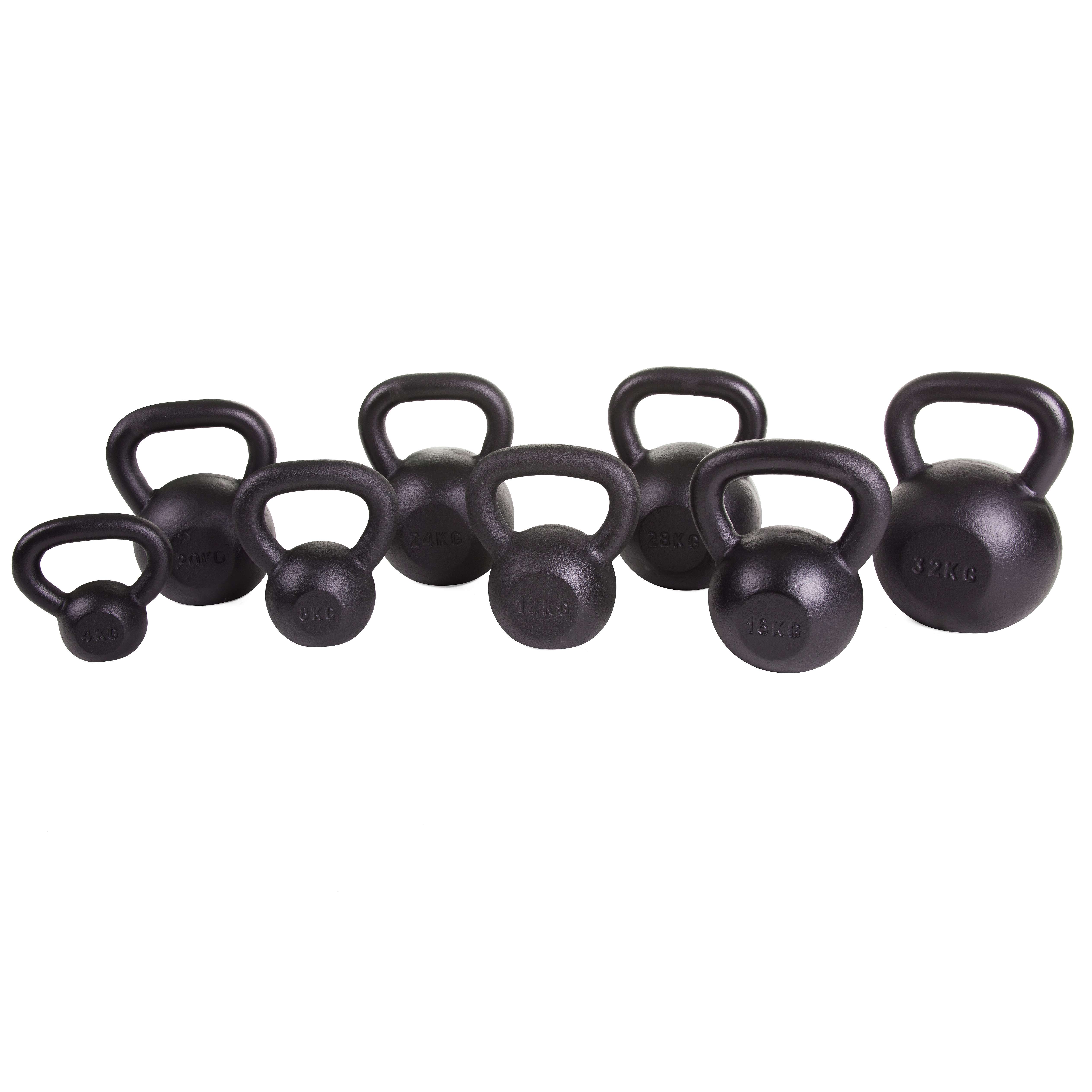 Sport-Thieme Kettlebell-Set „Pulverbeschichtet“, Club