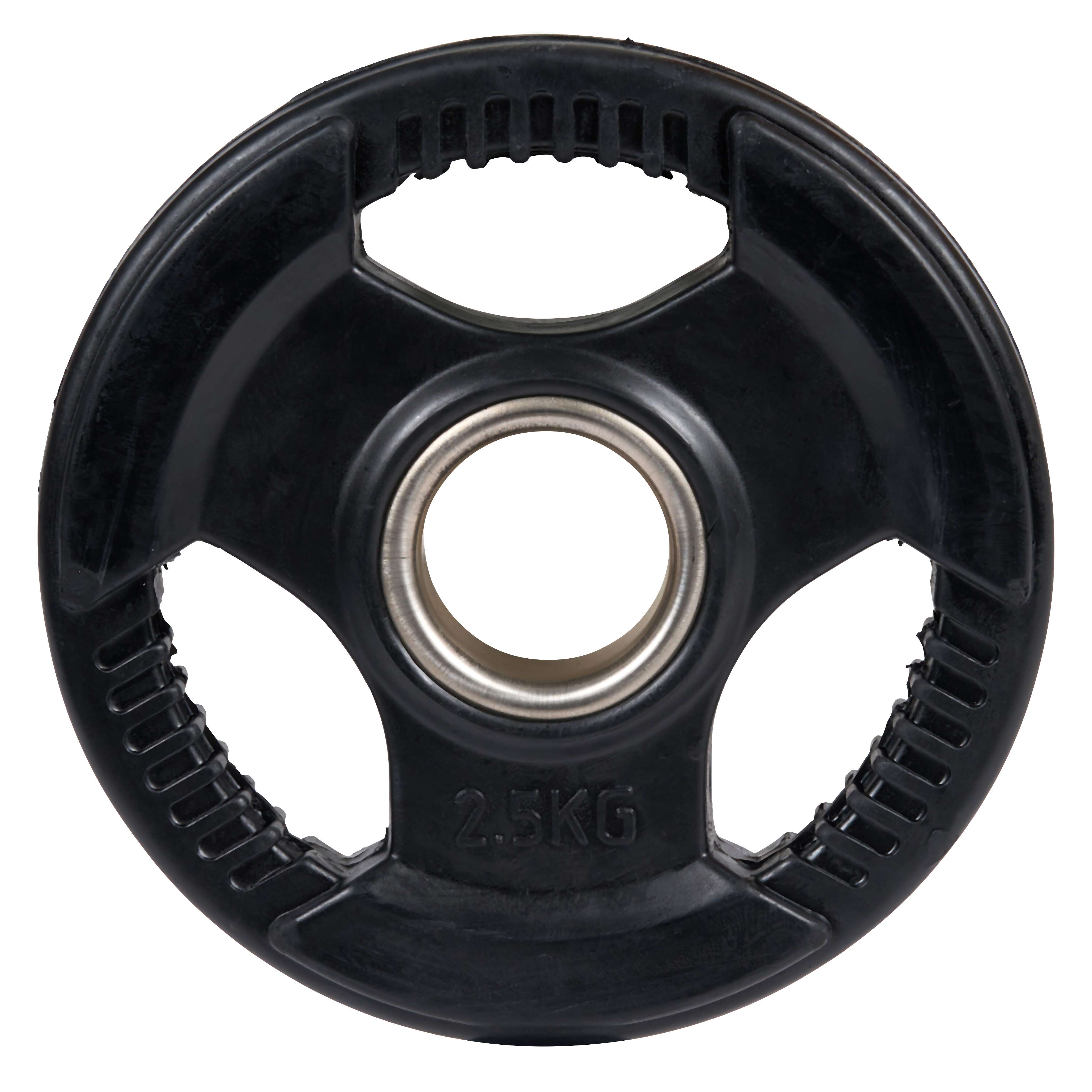 Sport-Thieme Hantelscheibe „Wettkampf“, gummiert, 50 mm, 2,5 kg