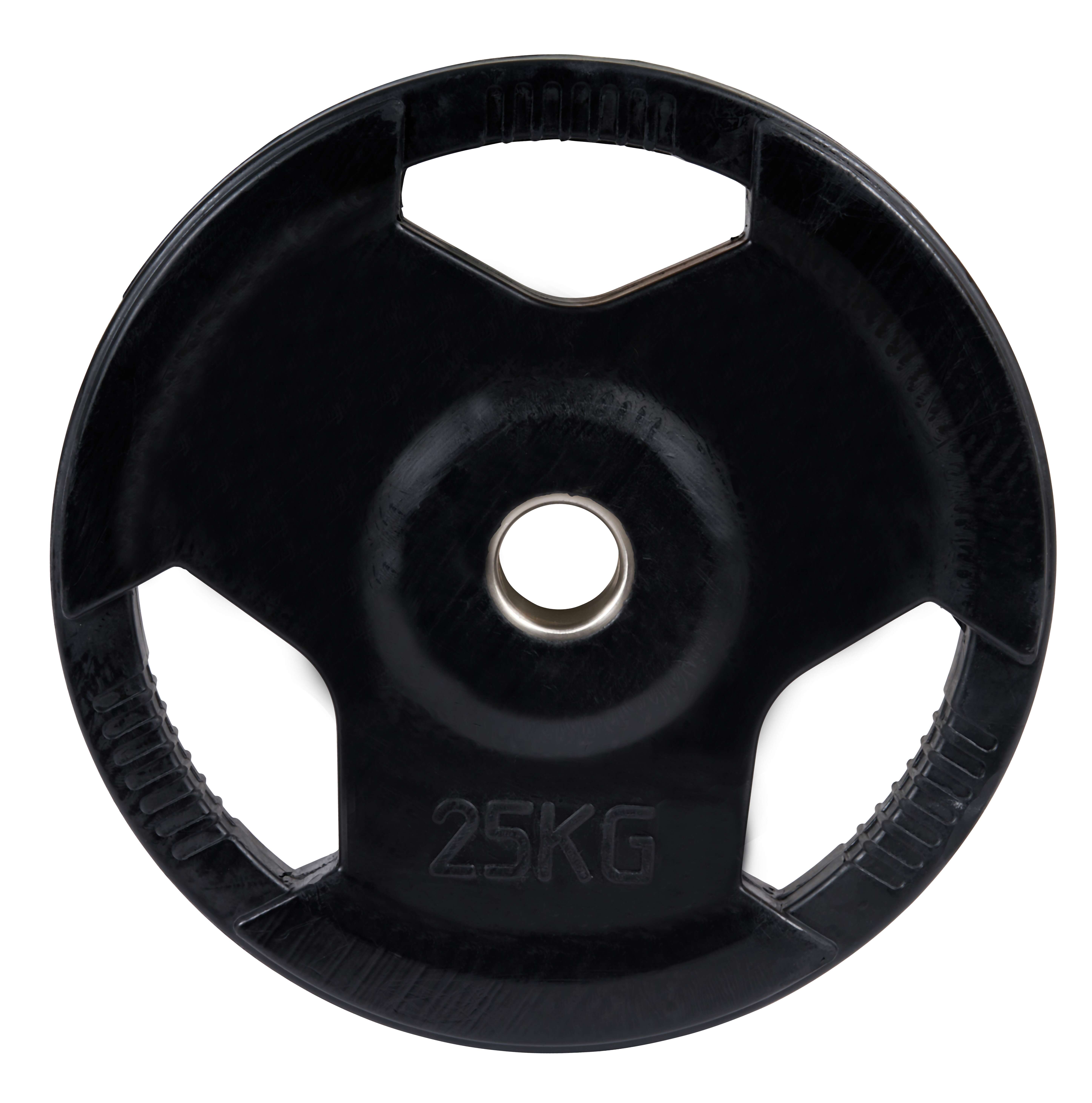 Sport-Thieme Hantelscheibe „Wettkampf“, gummiert, 50 mm, 25 kg