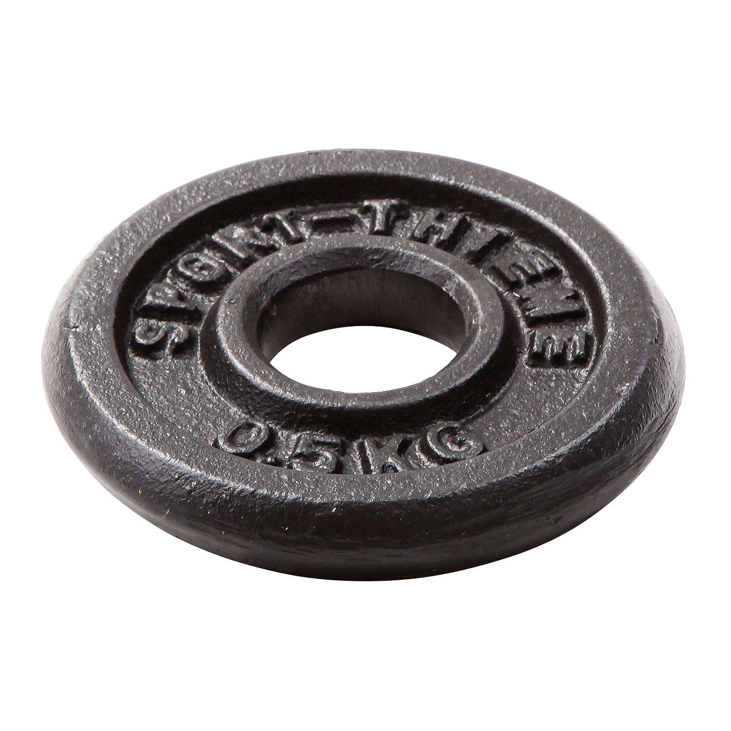 Sport-Thieme Hantelscheibe „Gusseisen“, 0,5 kg