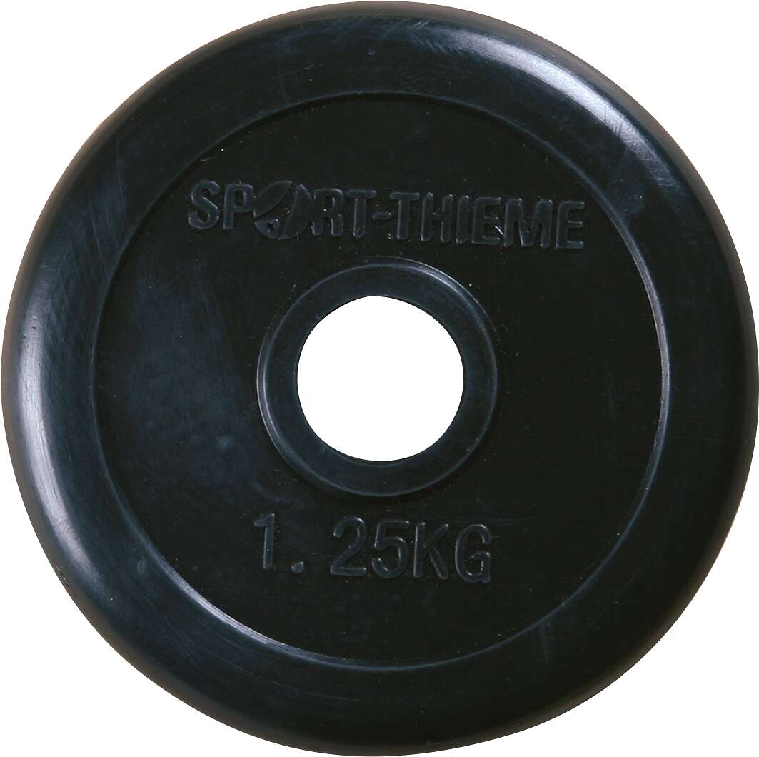 Sport-Thieme Hantelscheibe „Gummiert“, 1,25 kg