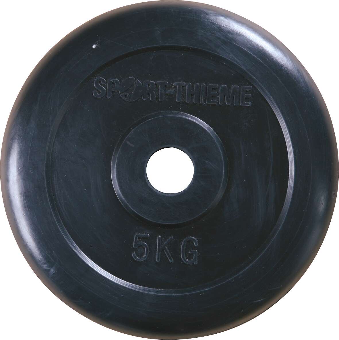 Sport-Thieme Hantelscheibe „Gummiert“, 5 kg