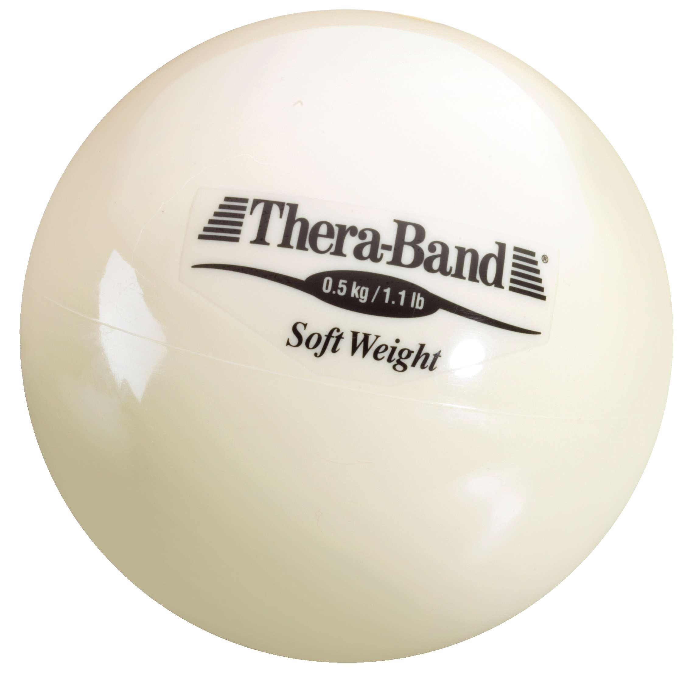 TheraBand Gewichtsball „Soft Weight“, 0,5 kg, Beige