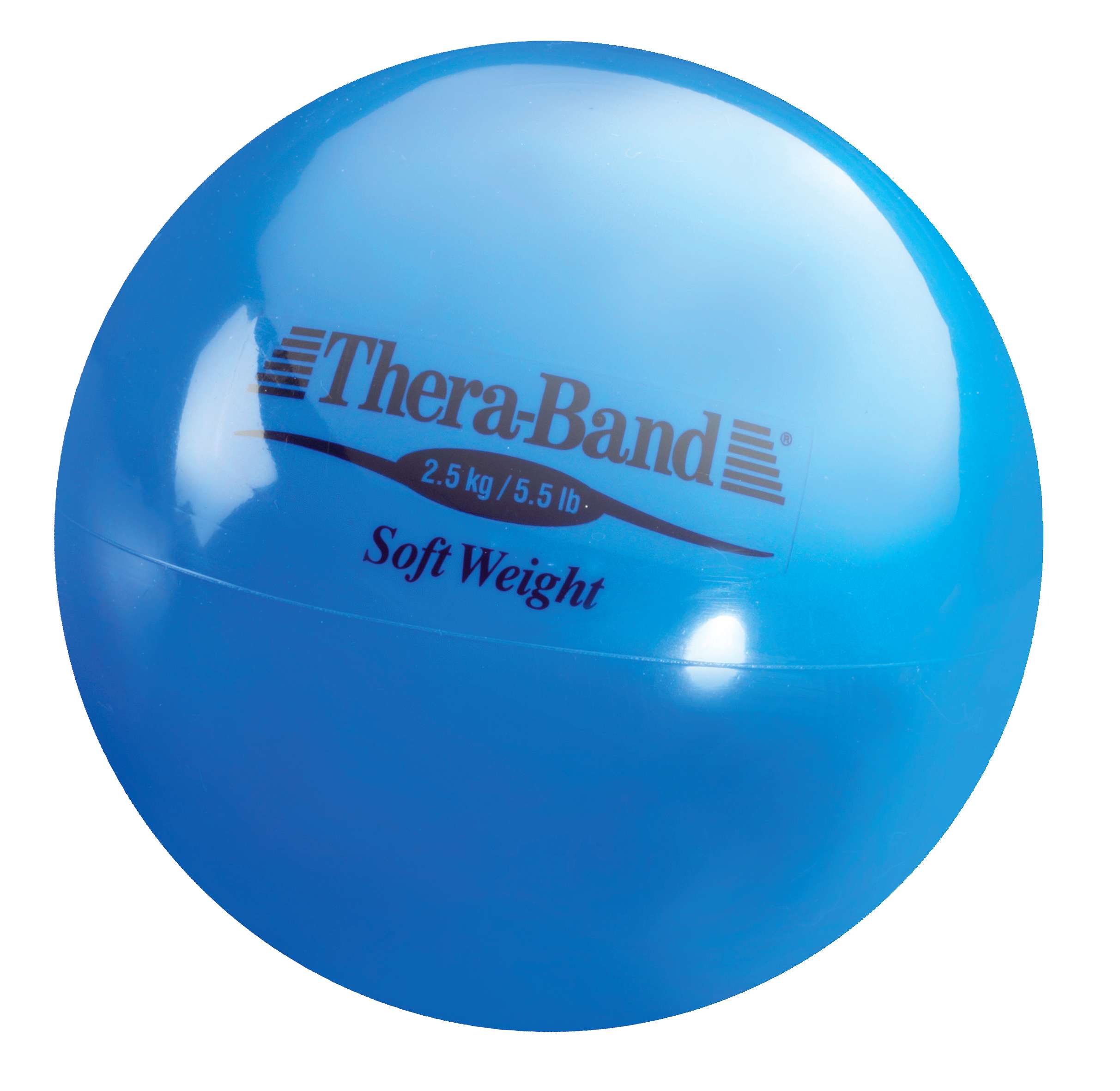 TheraBand Gewichtsball „Soft Weight“, 2,5 kg, Blau