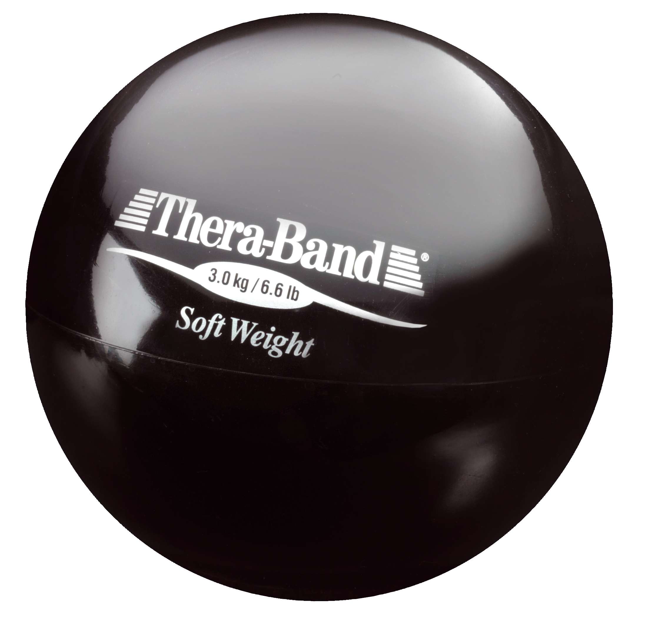 TheraBand Gewichtsball „Soft Weight“, 3 kg, Schwarz