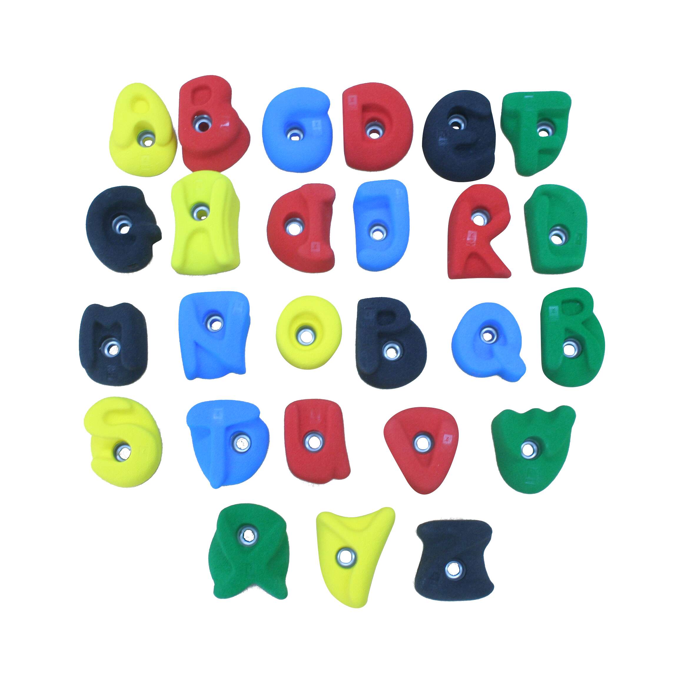 OnTop Klettergriff-Set „ABC“, Ohne Befestigungsmaterial