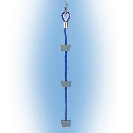Huck Seiltechnik Outdoor-Klettertau „Herkules-Tau mit Kletterhilfen“, Blau