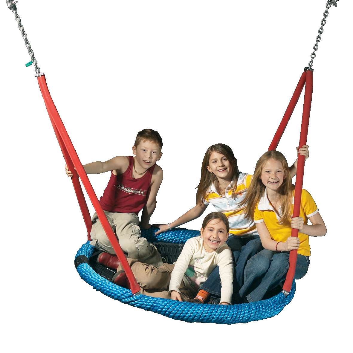 Huck Seiltechnik Schaukelsitz „Vogelnest“, Aufhängehöhe 250 cm, Schwarz