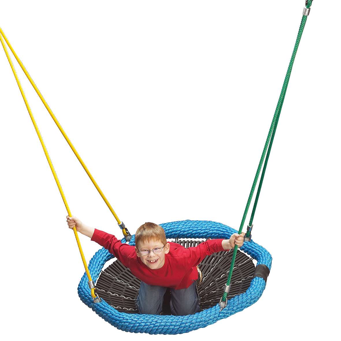 Huck Seiltechnik Schaukelsitz „Wabennest“, Aufhängehöhe 250 cm, Blau