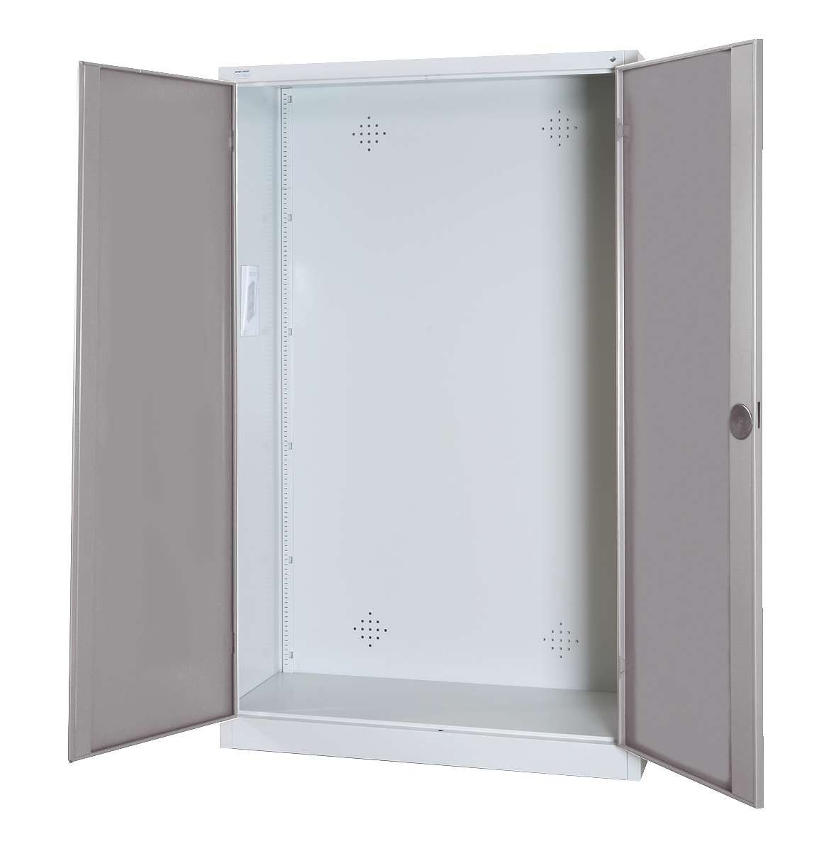 C+P Modul-Sportgeräteschrank mit Vollblech-Flügeltüren, HxBxT 195x120x50 cm, Klinkengriff, Einzelschließung