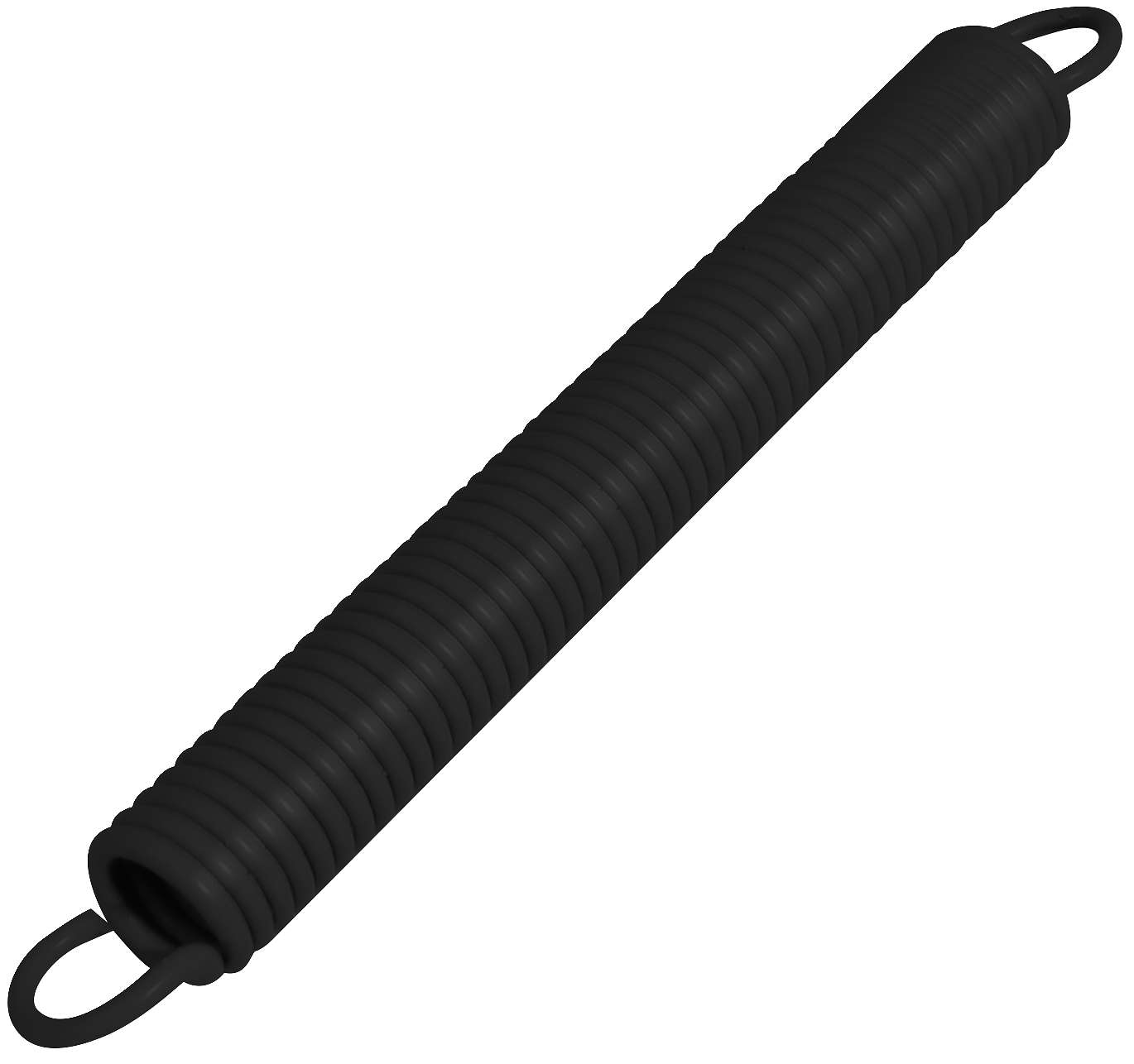 Erfi Zugfeder, Bis 75 kg, L: 24,3 cm, ø 2,6 cm