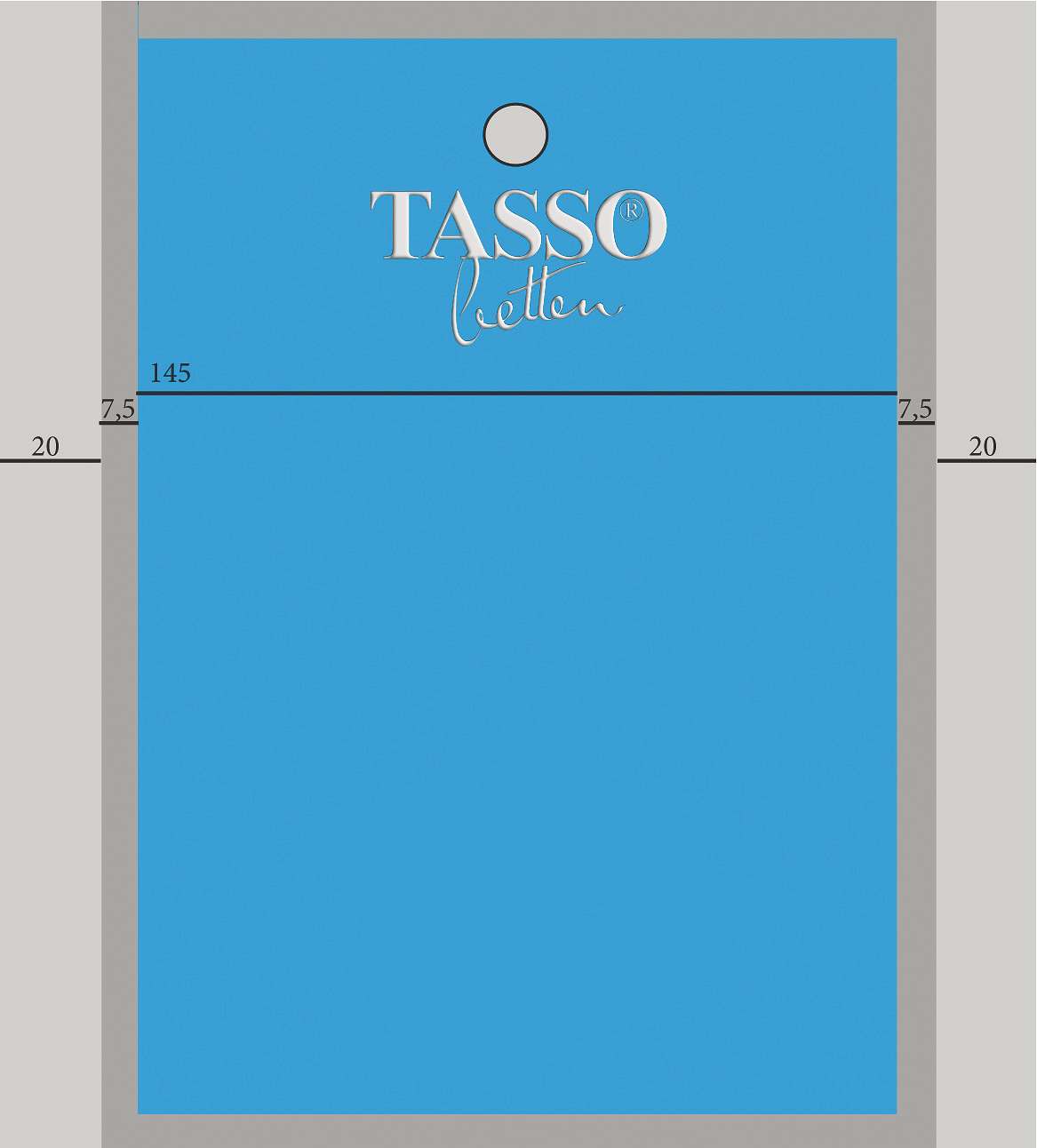 Tasso Zusatzkosten für Spezial-Sitzkanten, 200×220 cm, 20er Sitzkanten