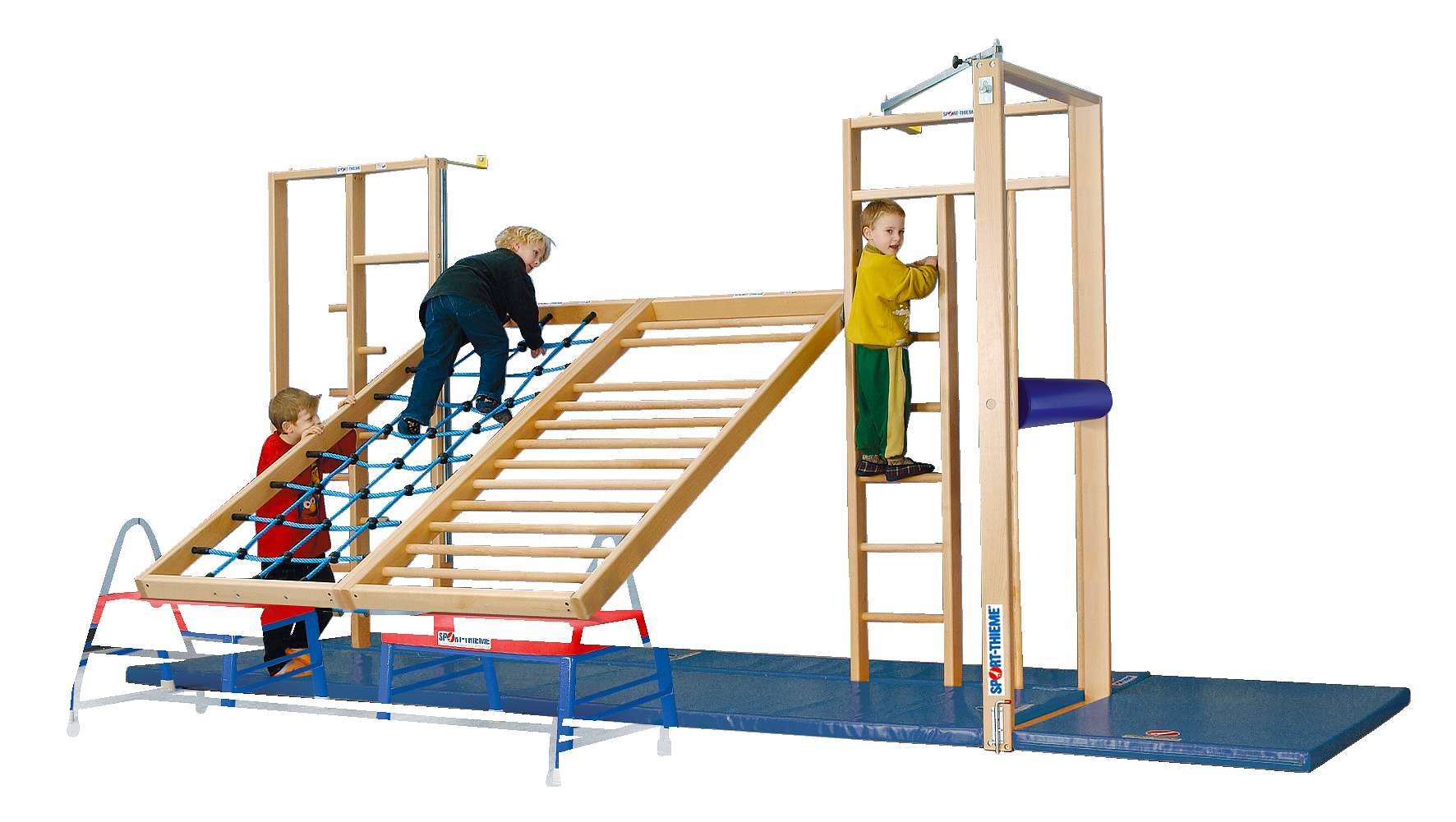 Sport-Thieme Fallschutzmatte für Turnwand „Kombi“, 200x39x6 cm