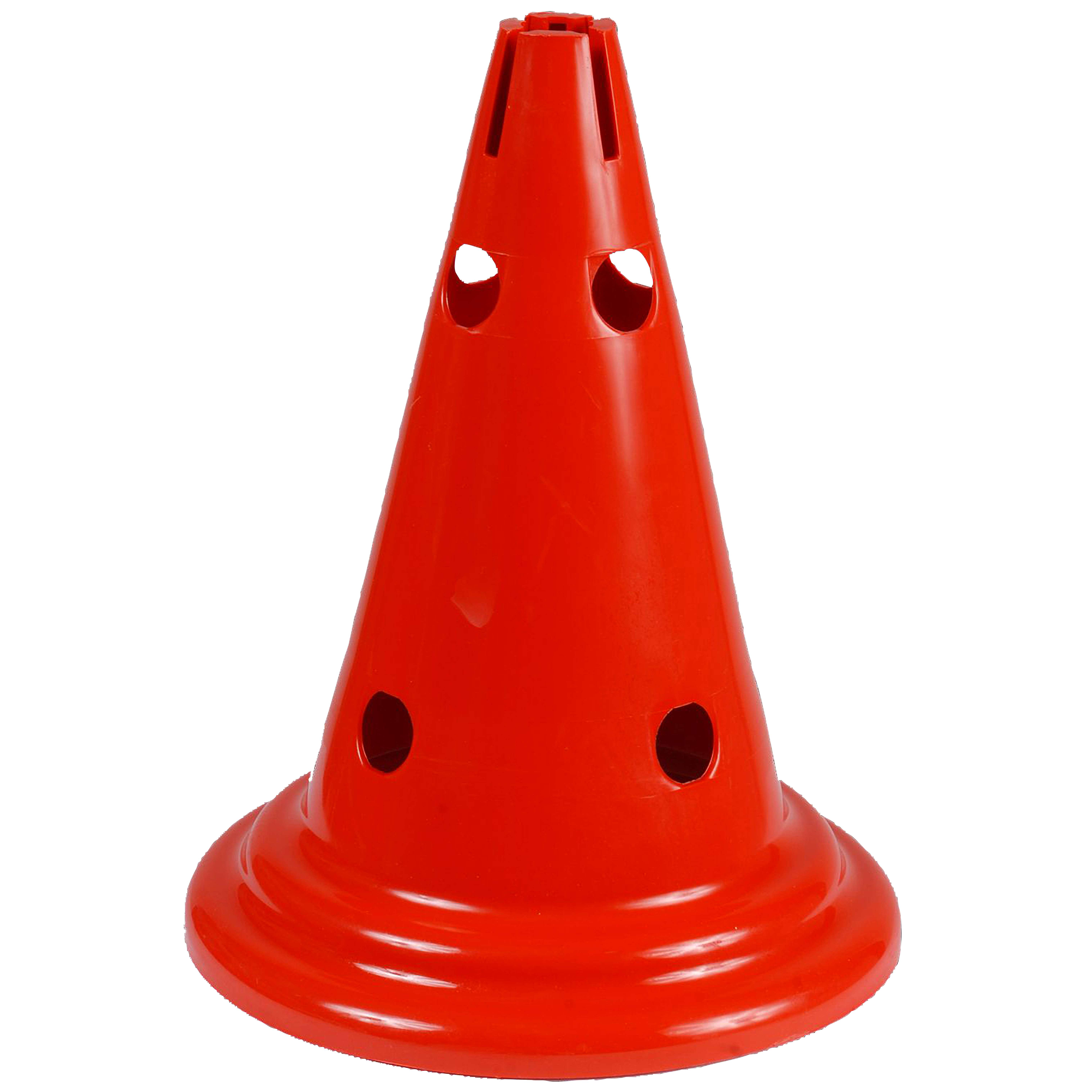 Sport-Thieme Aktionskegel „Multi“, Rot, 30 cm, 8 Löcher