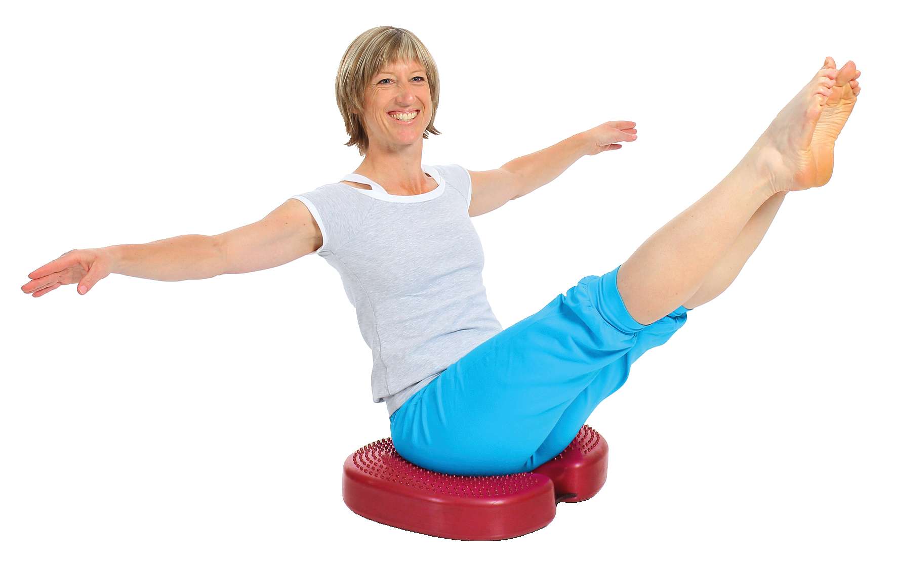 Togu Balance-Step „Aero-Step Pro“, Rot, Standard