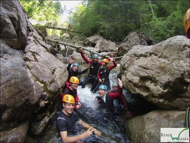 Canyoning Gruppe