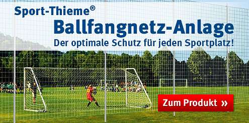 Ballfangnetzanlage