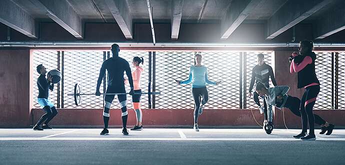 Oplev fitness-sortimentet