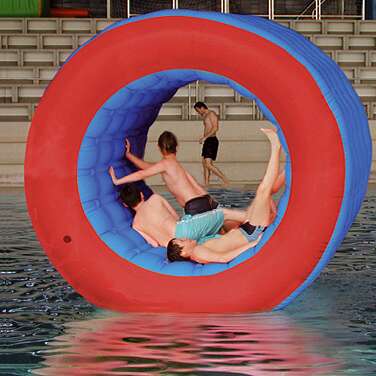 Airkraft Wasserobjekt „Loop“, Außen ø 240 cm, 65 kg