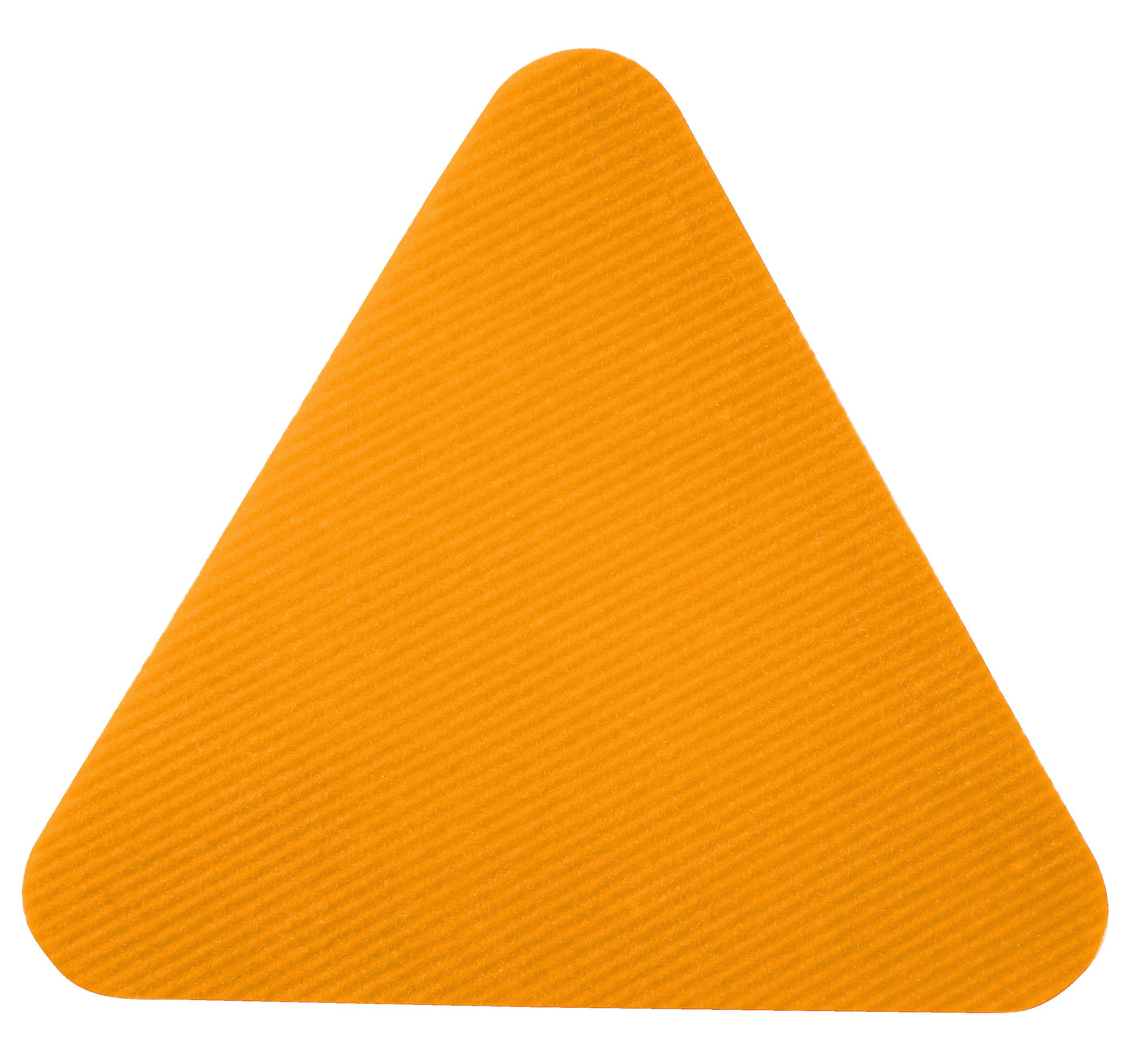 Sport-Thieme Sportfliese, Orange, Dreieck, Kantenlänge 30 cm