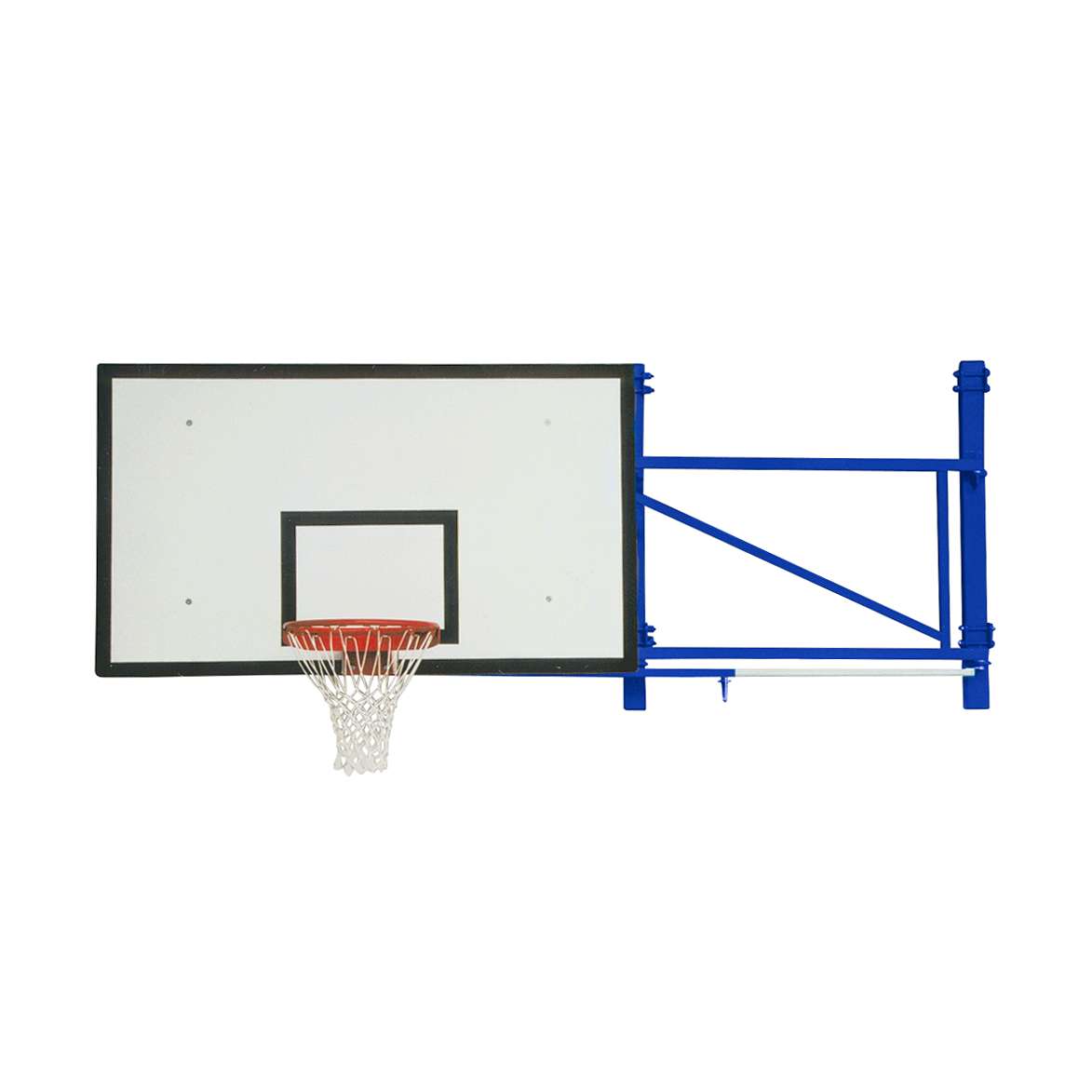 Sport-Thieme Basketball-Wandanlage „Schwenk- und Höhenverstellbar“, Ausladung 225 cm, Betonwand